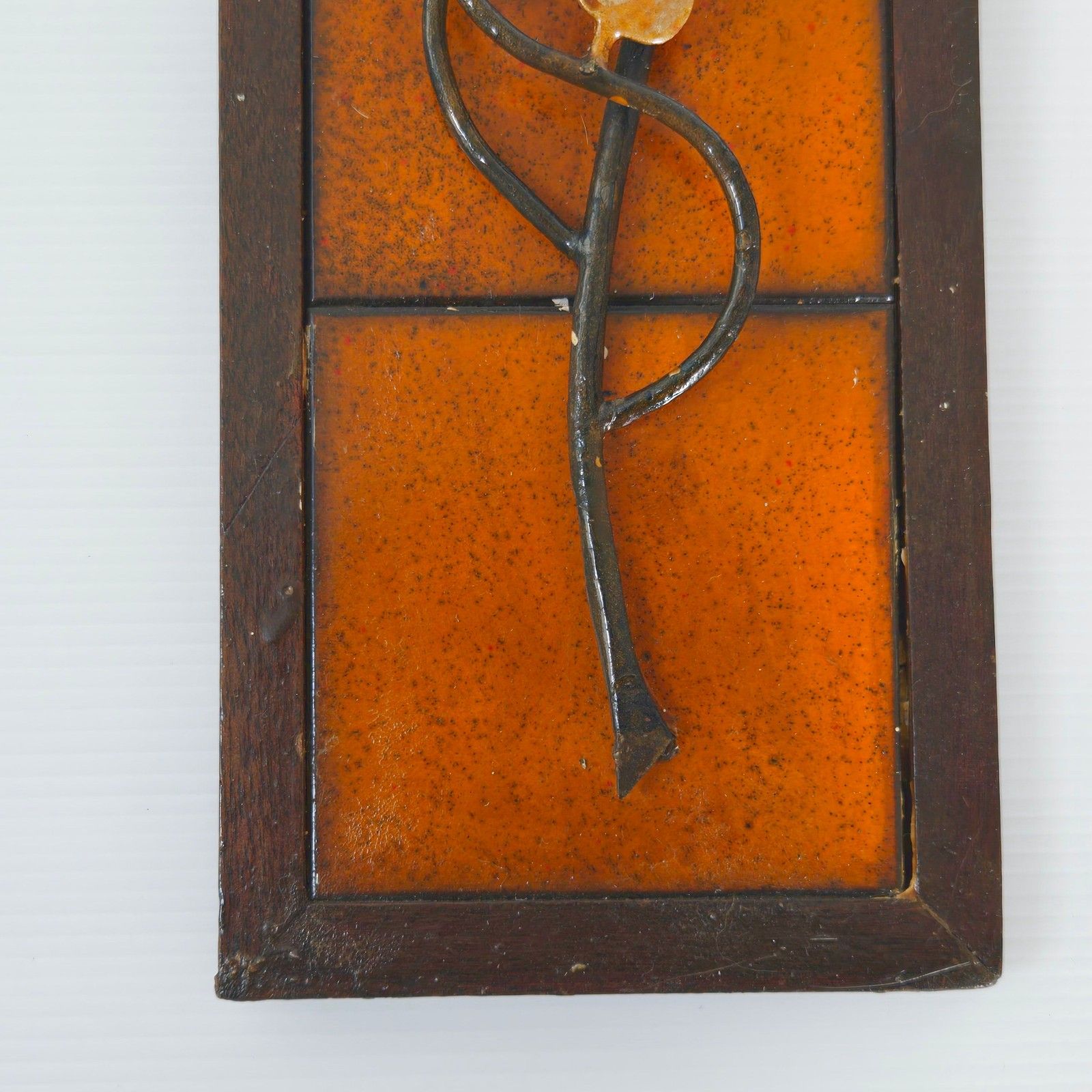 Vintage 1970s Pop Ceramic Wood & Metal Retro Wall Decor 70s photo buy