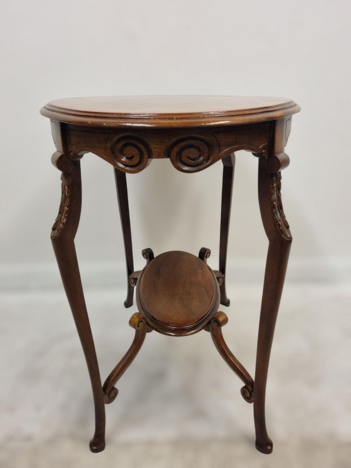 Antique Edwardian Mahogany Two Tier Occasional Table / Servants Wooden Table / Edwardian (1901 1920) Time Period photo buy
