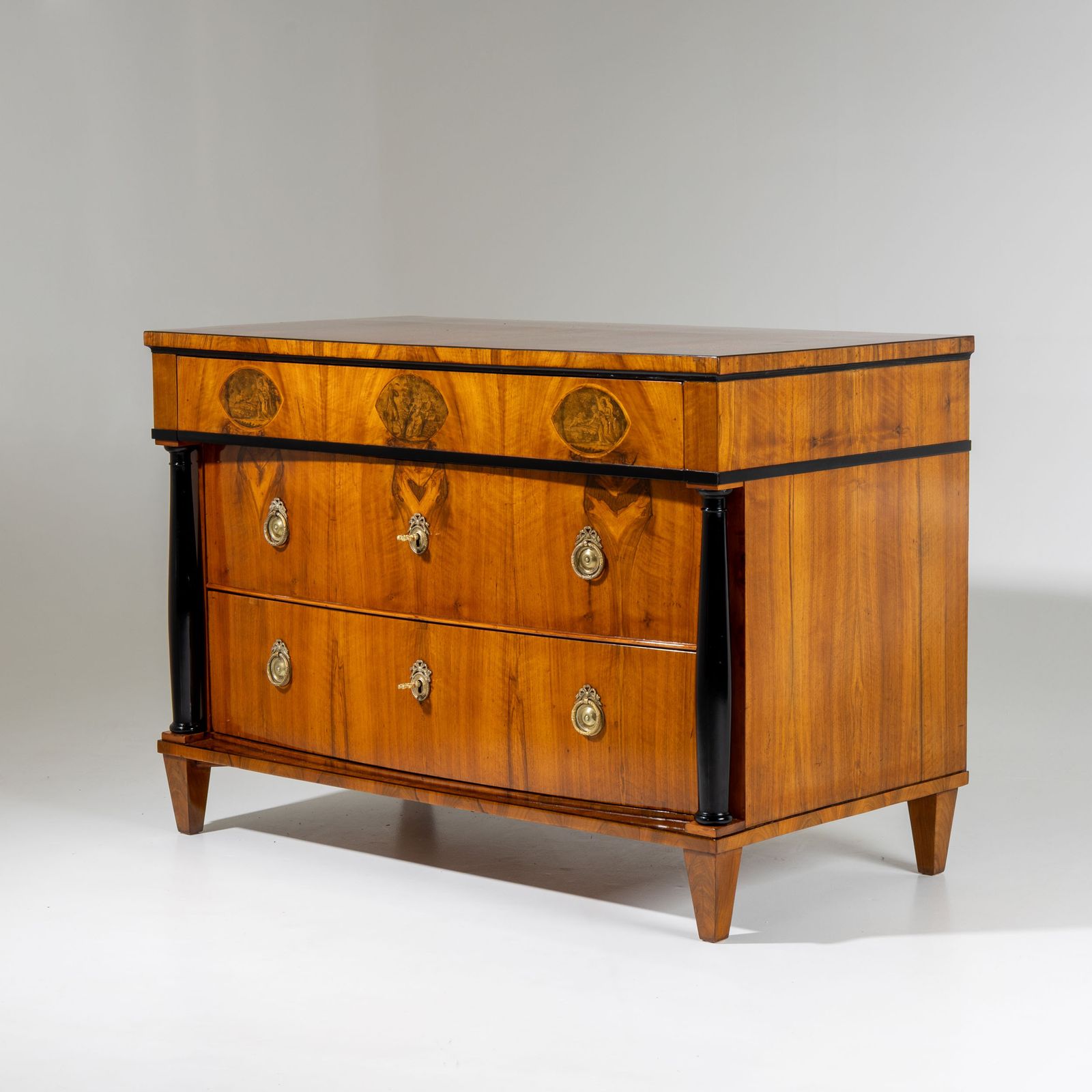 4165.0 Ladekast Met Transferdecoratie, Zuid Duitsland, Ca. 1820 photo