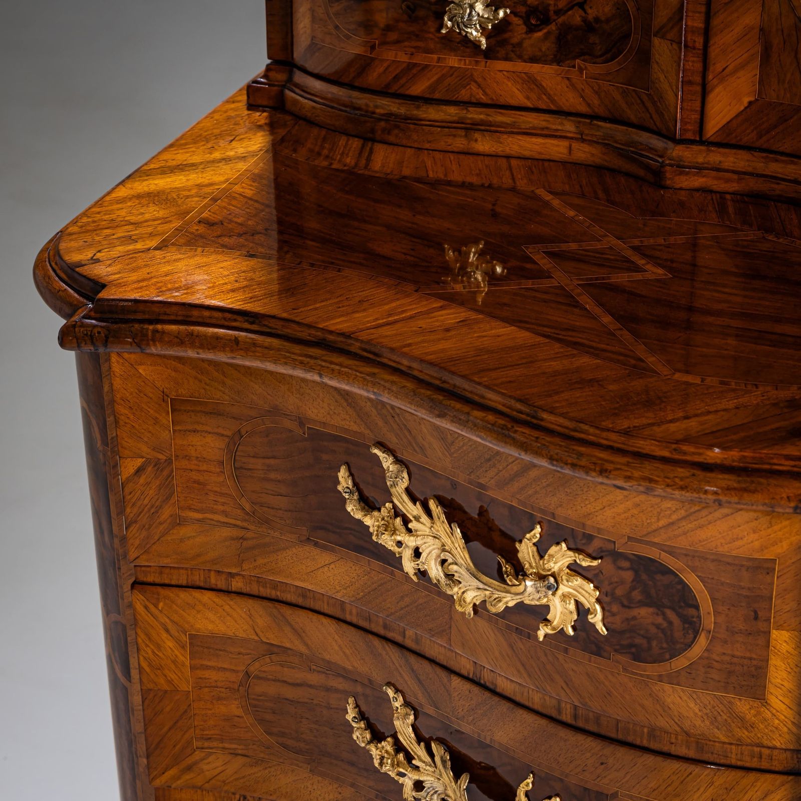 Baroque Trompe L’œil Cabinet, Southern Germany, Mid 18th Century photo vinterior