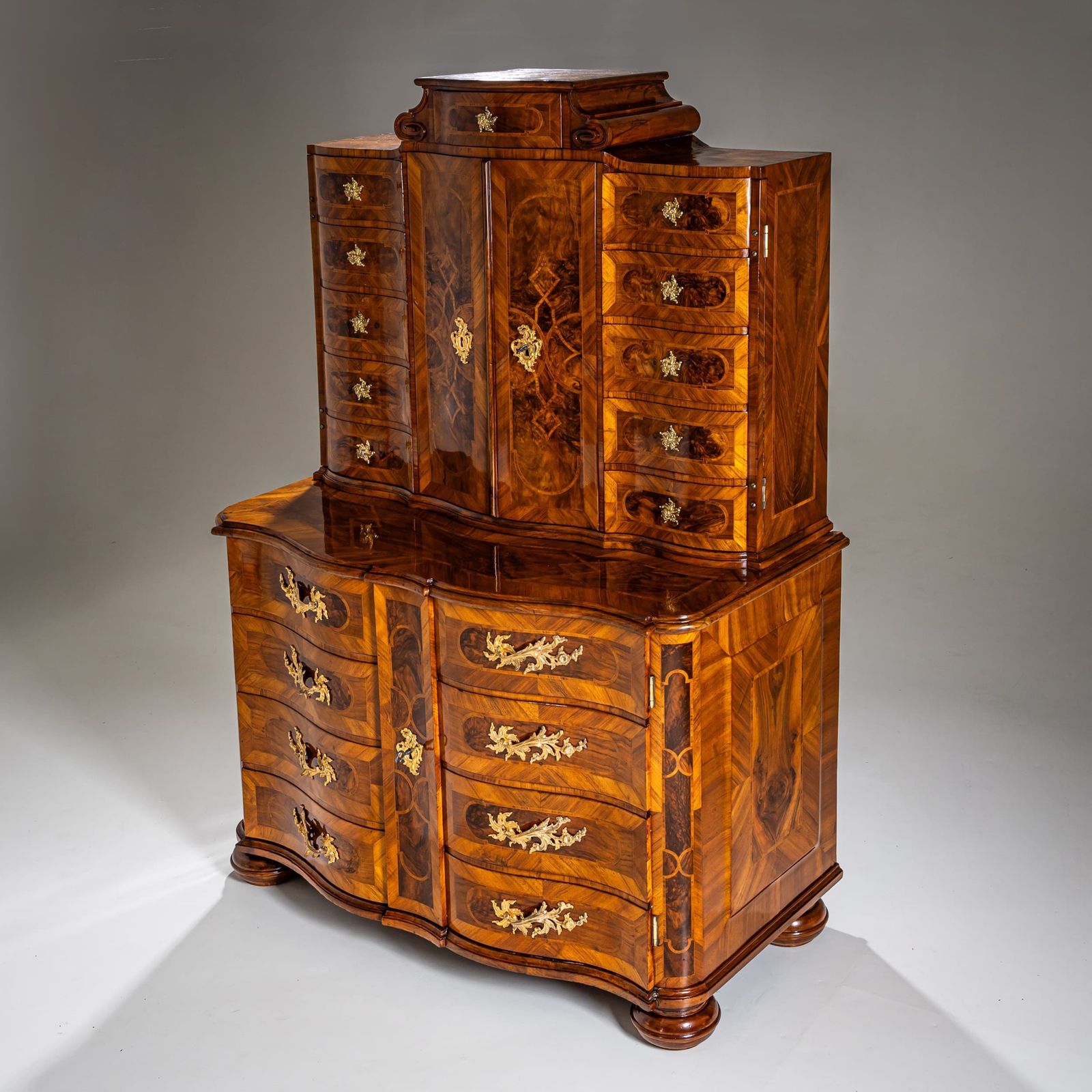 photo for sale Baroque Trompe L’œil Cabinet, Southern Germany, Mid 18th Century