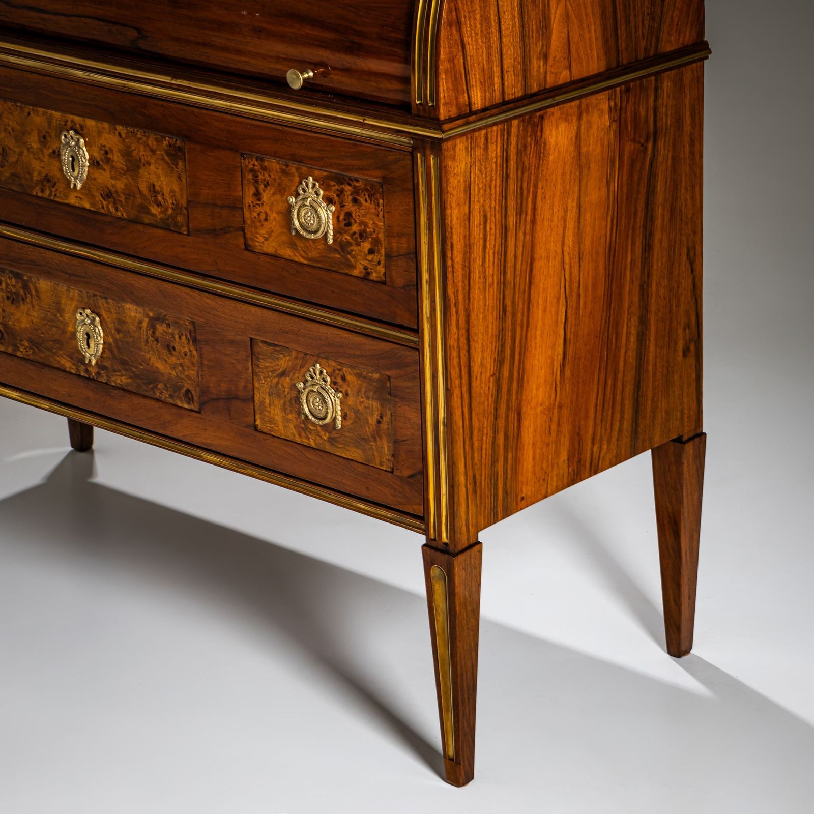 photo vinterior Neoclassical Roll Top Secretary Desk, France, Late 18th Century