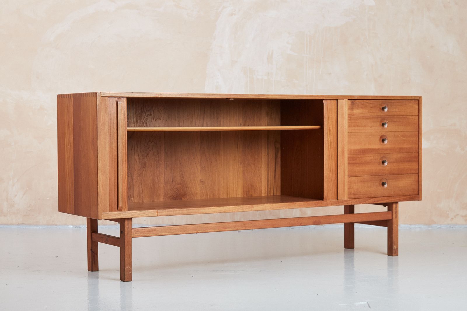 Nils Jonsson Sideboard Oden For Hugo Troeds, Teak, Sweden, 1960s photo for sale