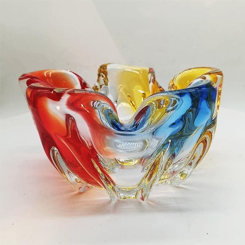 1960s Catch All, Ashtray Or Empty Pocket In Murano Glass. Made In Italy. photo Home Decor