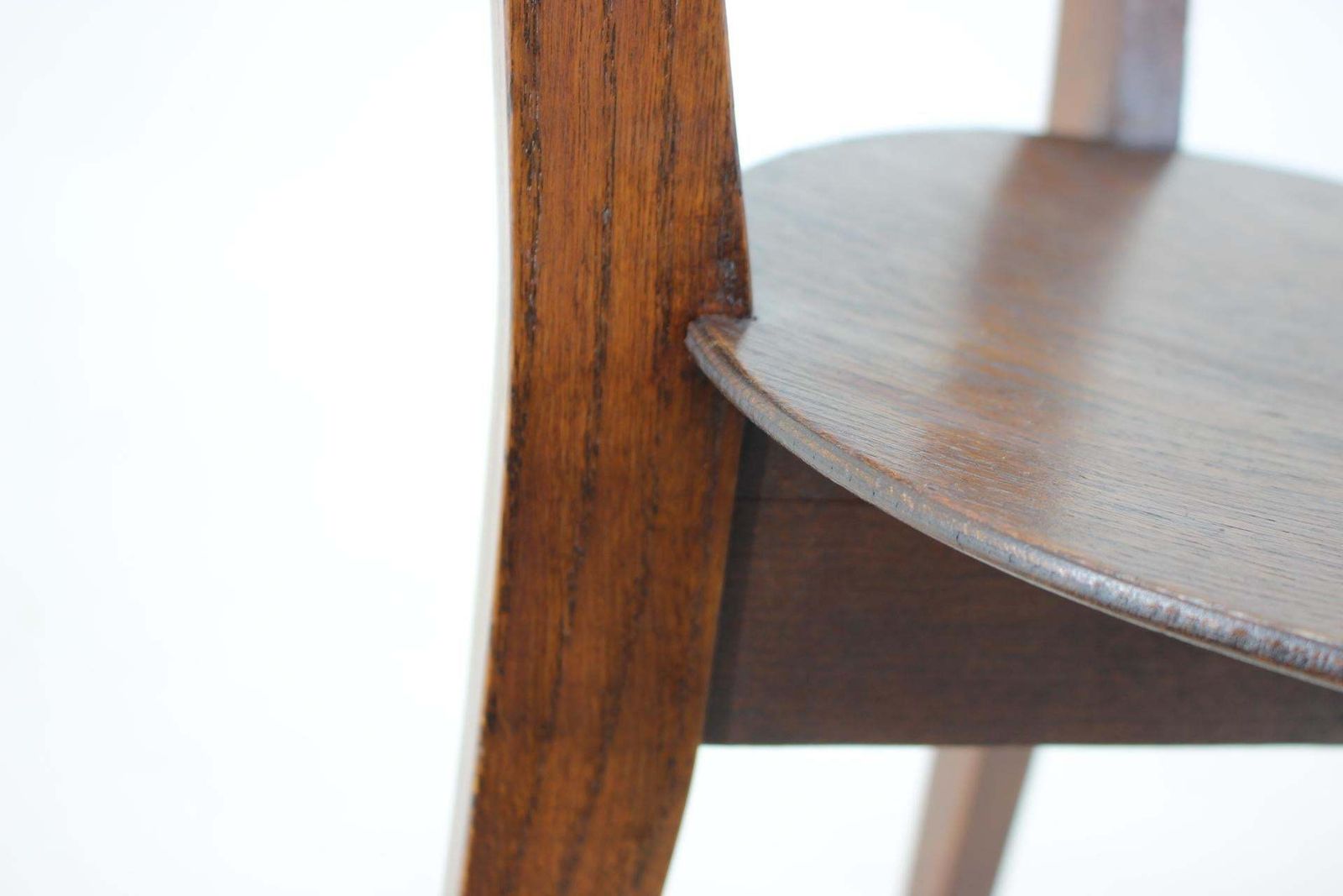 1950s Pair Of Rare J.Halabala Side Chairs By Up Zavody, Brno photo vintage