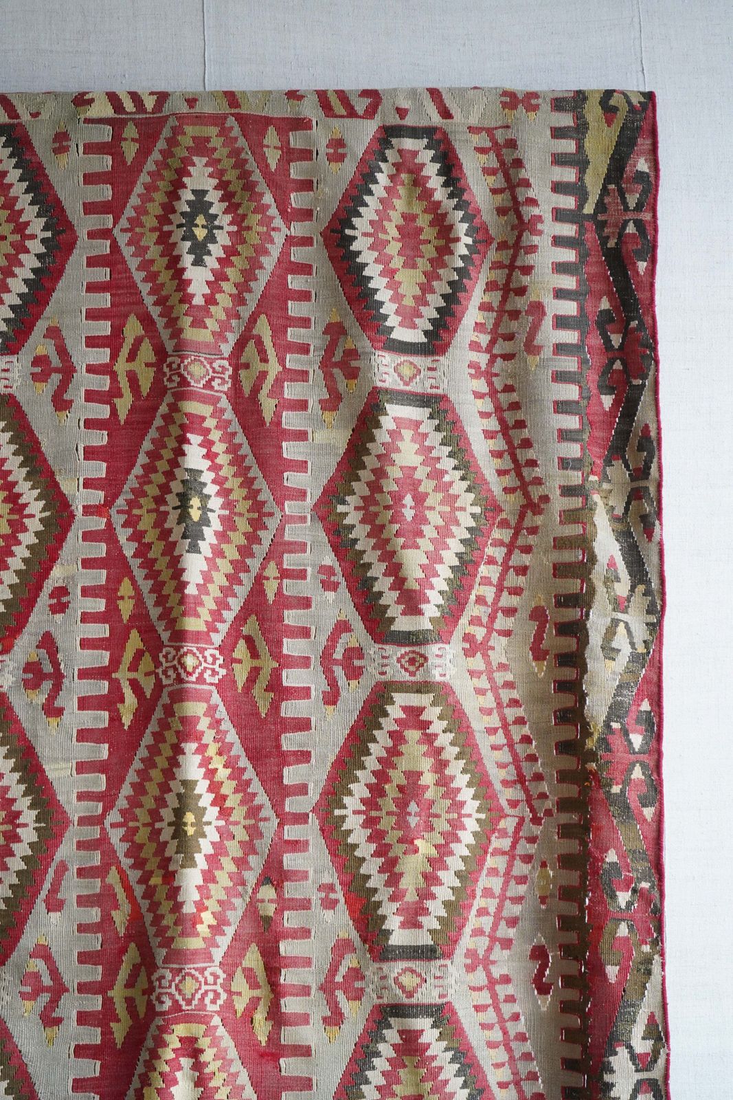 Large Turkish Kilim, Oriental photo vinterior