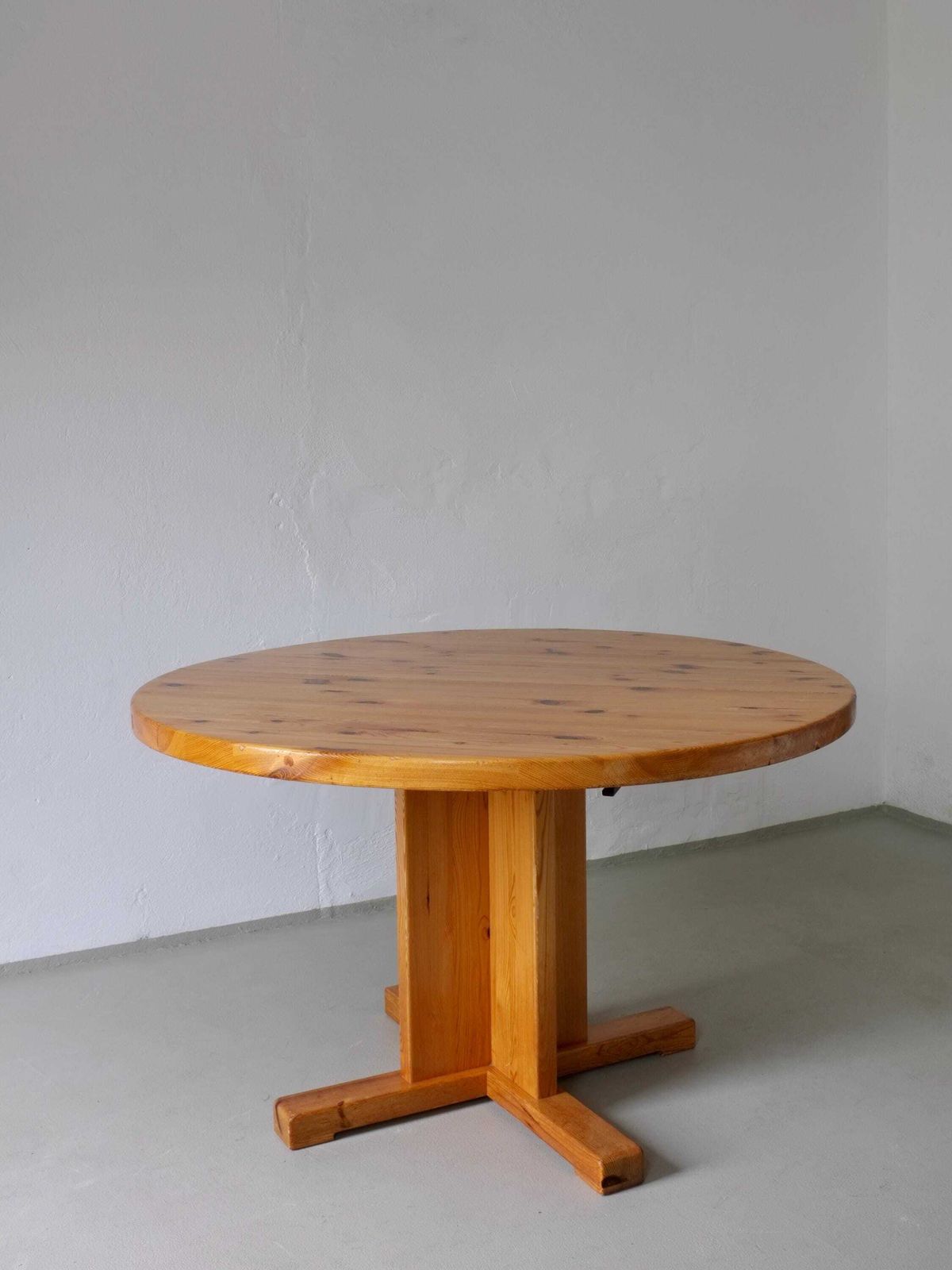 Solid Pine Extendable Dining Table | Scandinavia | 1970s photo Furniture