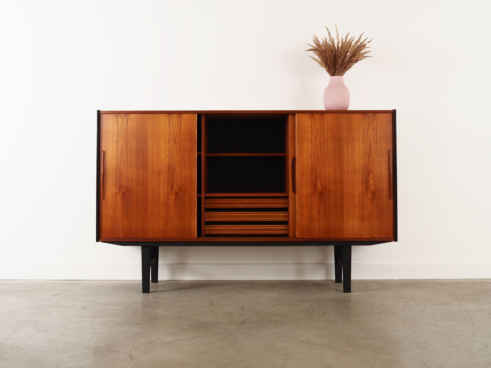 Teak Highboard, Danish Design, 1960s, Production: Denmark photo for sale