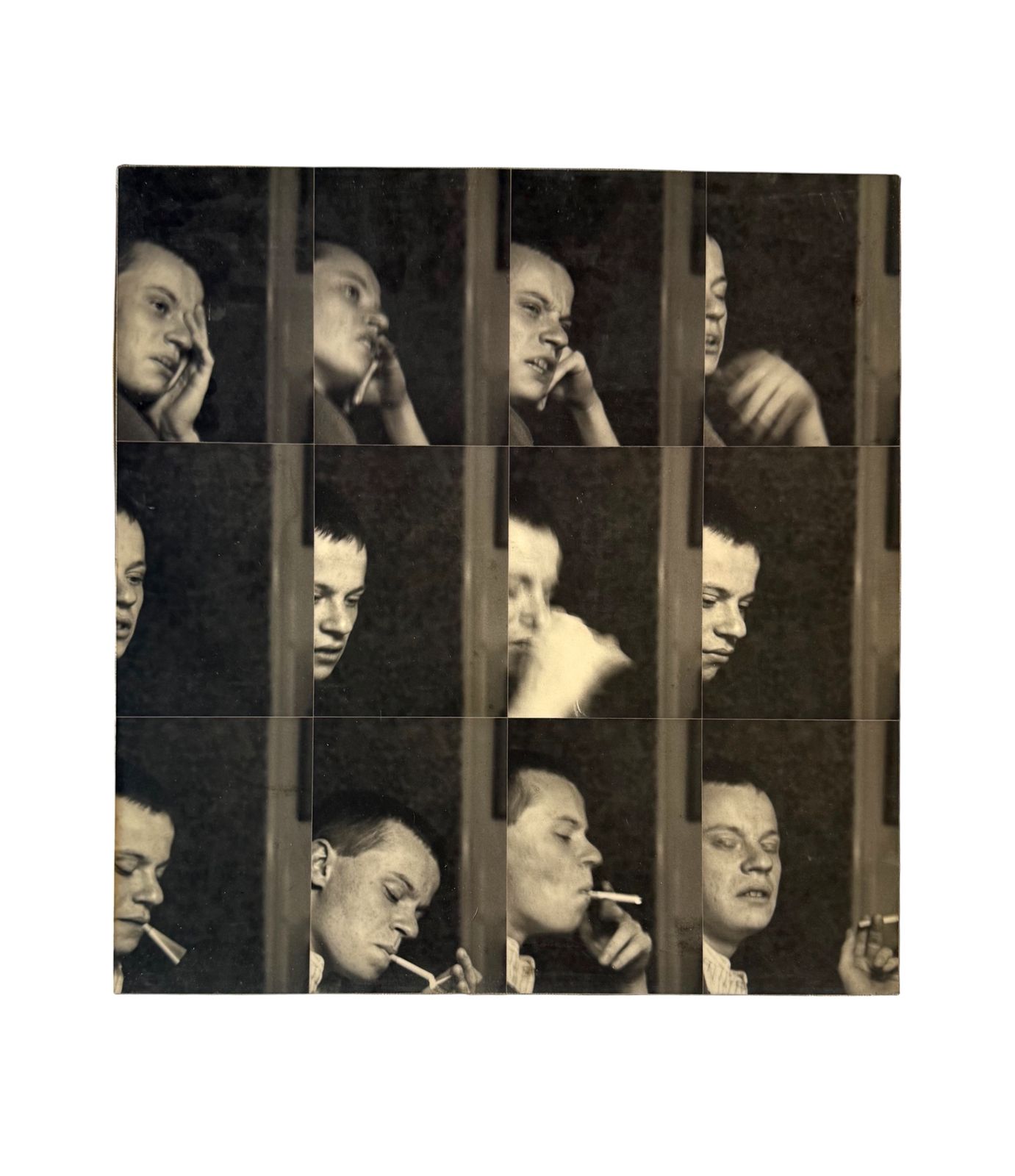 Gerry Hunt (1927   2023), 'William' Set Of  2 Photographical Works Mounted On Wood Panels, Uk 1979 photo furniture
