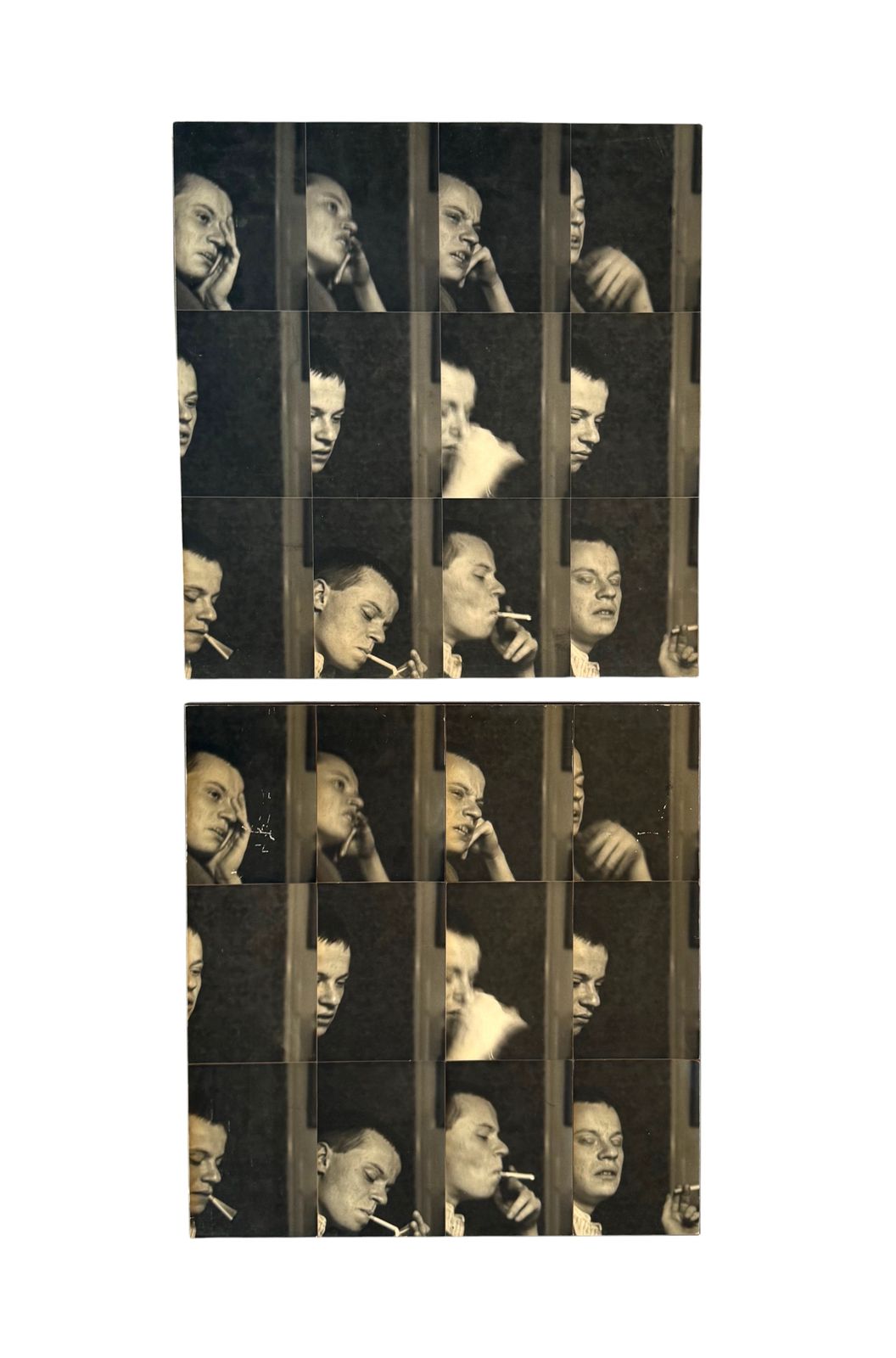 Art Gerry Hunt (1927   2023), 'William' Set Of  2 Photographical Works Mounted On Wood Panels, Uk 1979 photo