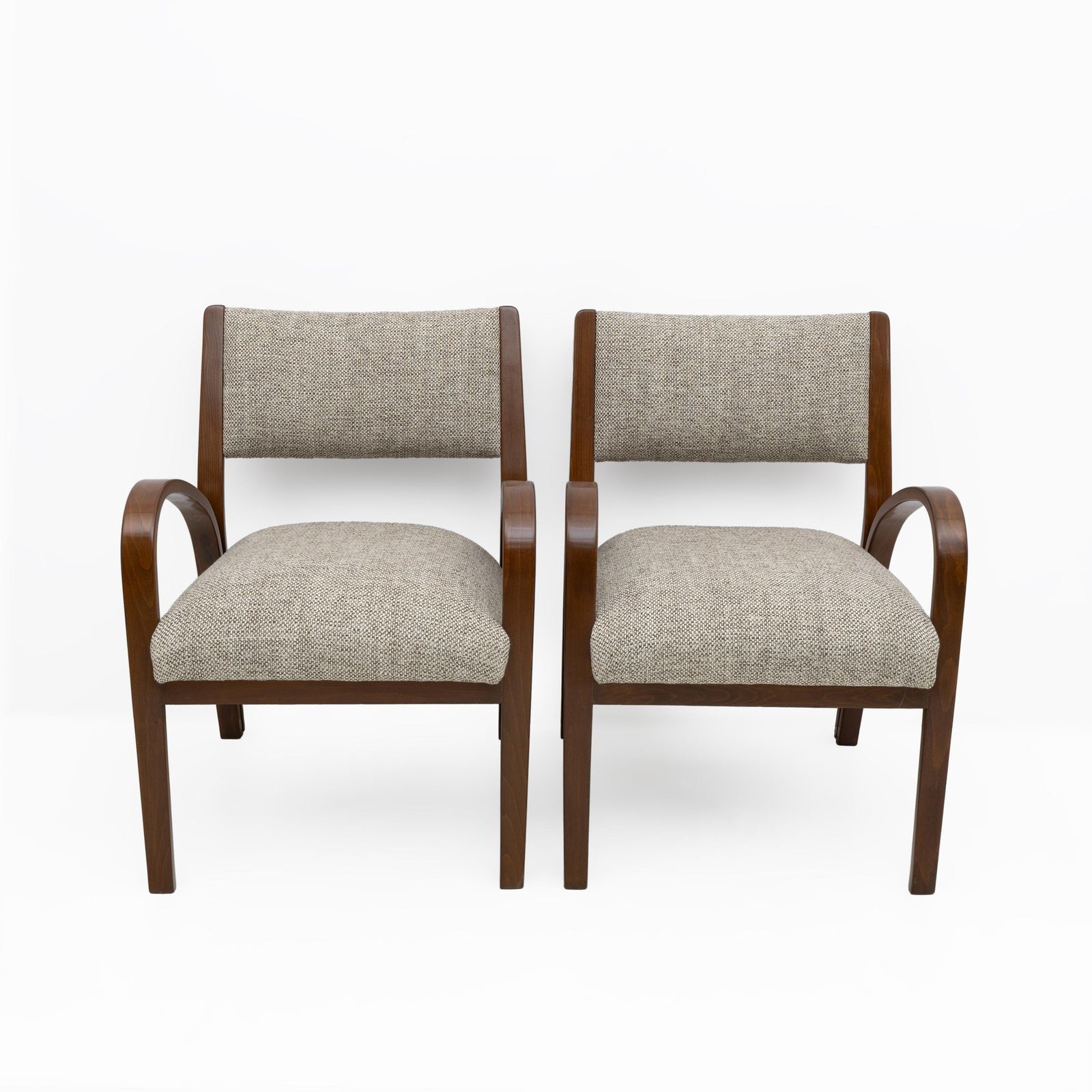photo furniture Art Dèco Italian Fabric Two Armchairs And Small Sofa, 1930s