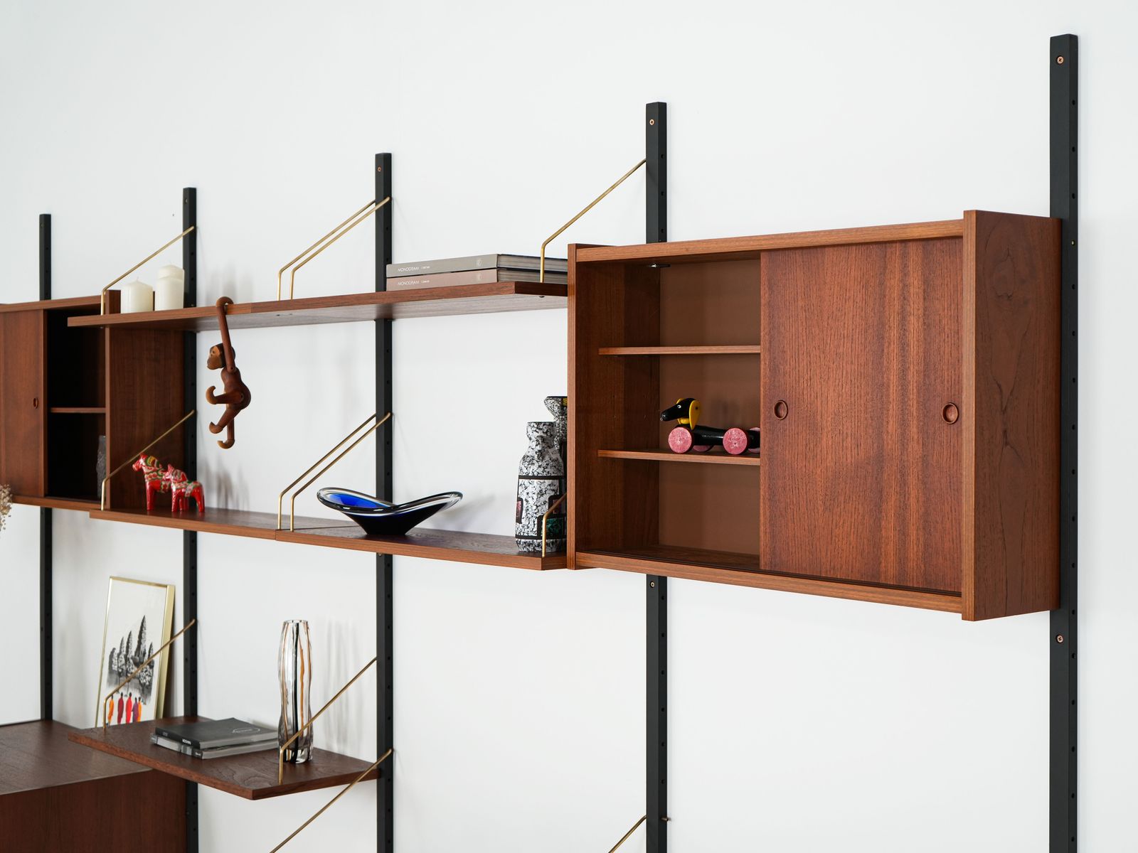 Teak System Bookcase Ps System, Danish Design, 1960s, Production: Randers Møbelfabrik photo vinterior