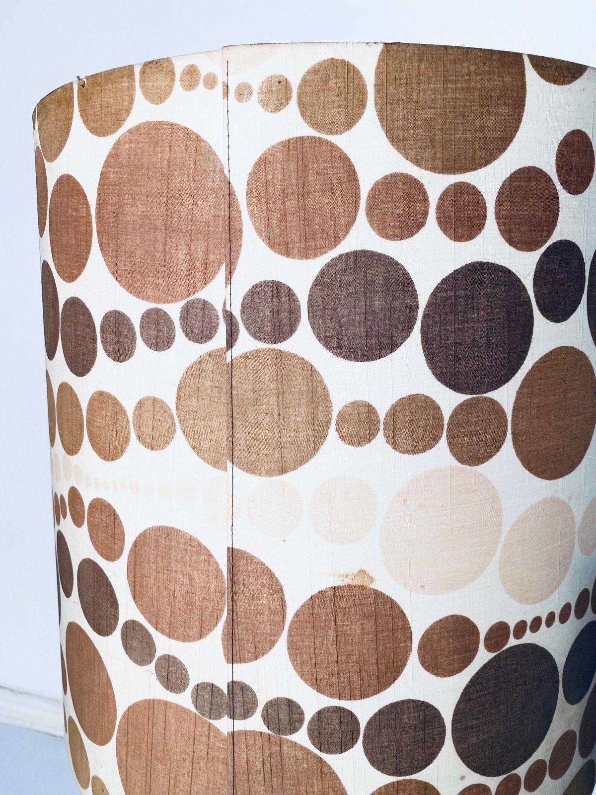 Mid Century Xl Brown Ceramic Floor Lamp With Space Age Shade / Vintage Decor 60s 70s / Wgp photo buy