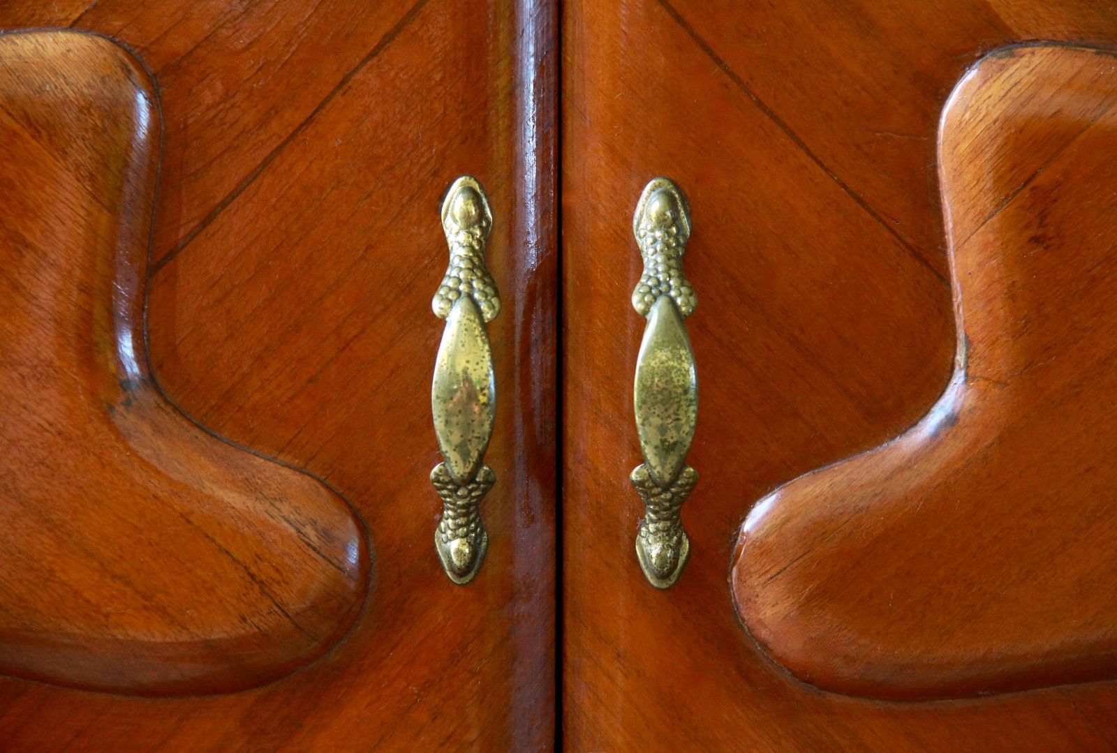 Anna & Elena, Mid Century Antique Bedside / End Tables, Set Of 2, Italy, 1950s photo Furniture
