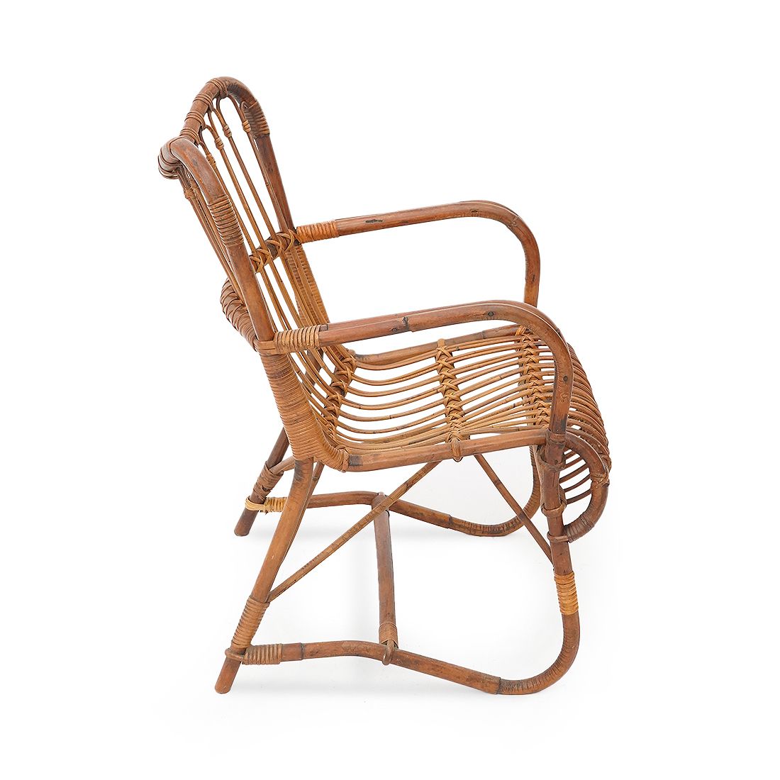 Armchair In Rattan, 1950s photo Furniture