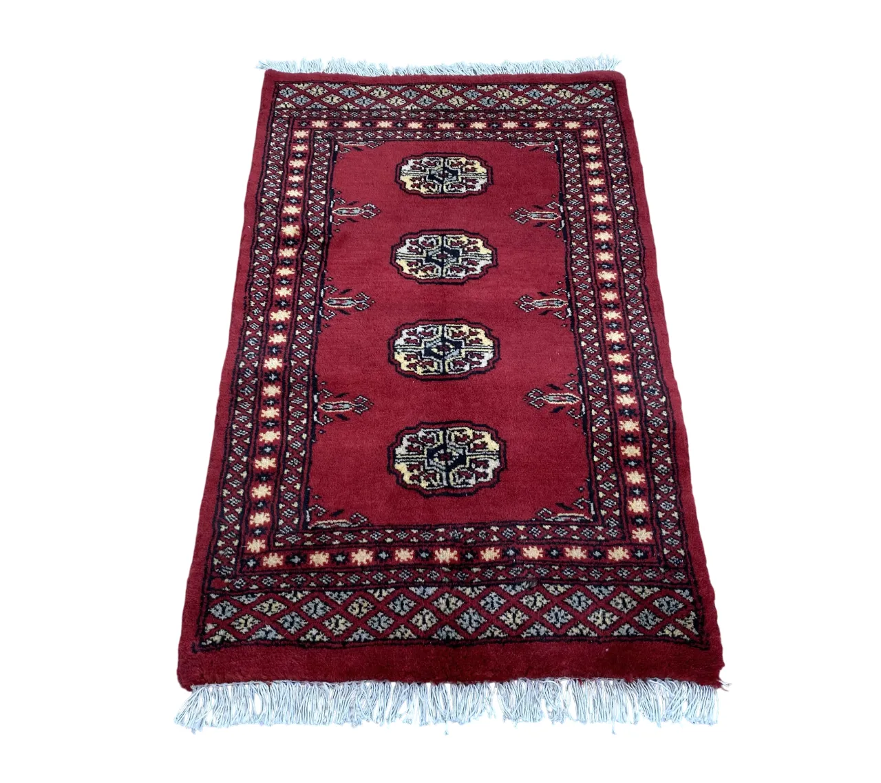 Handmade Bokhara Rug Traditional Afghan Carpet 2x3 photo furniture