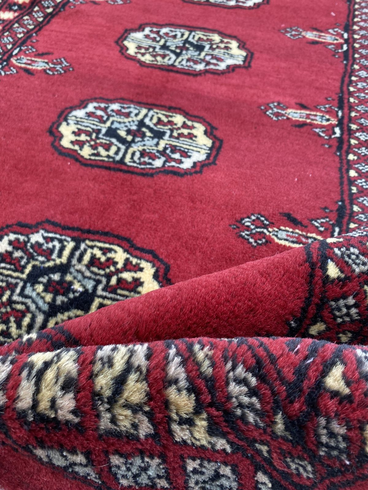 Handmade Bokhara Rug Traditional Afghan Carpet 2x3 photo vinterior