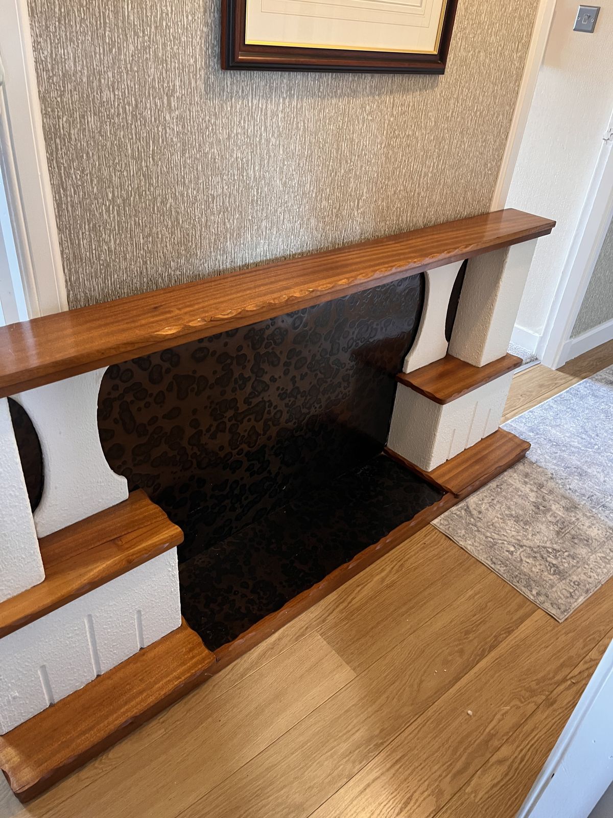 Vintage 1970 Fire Surround / Mantlepiece