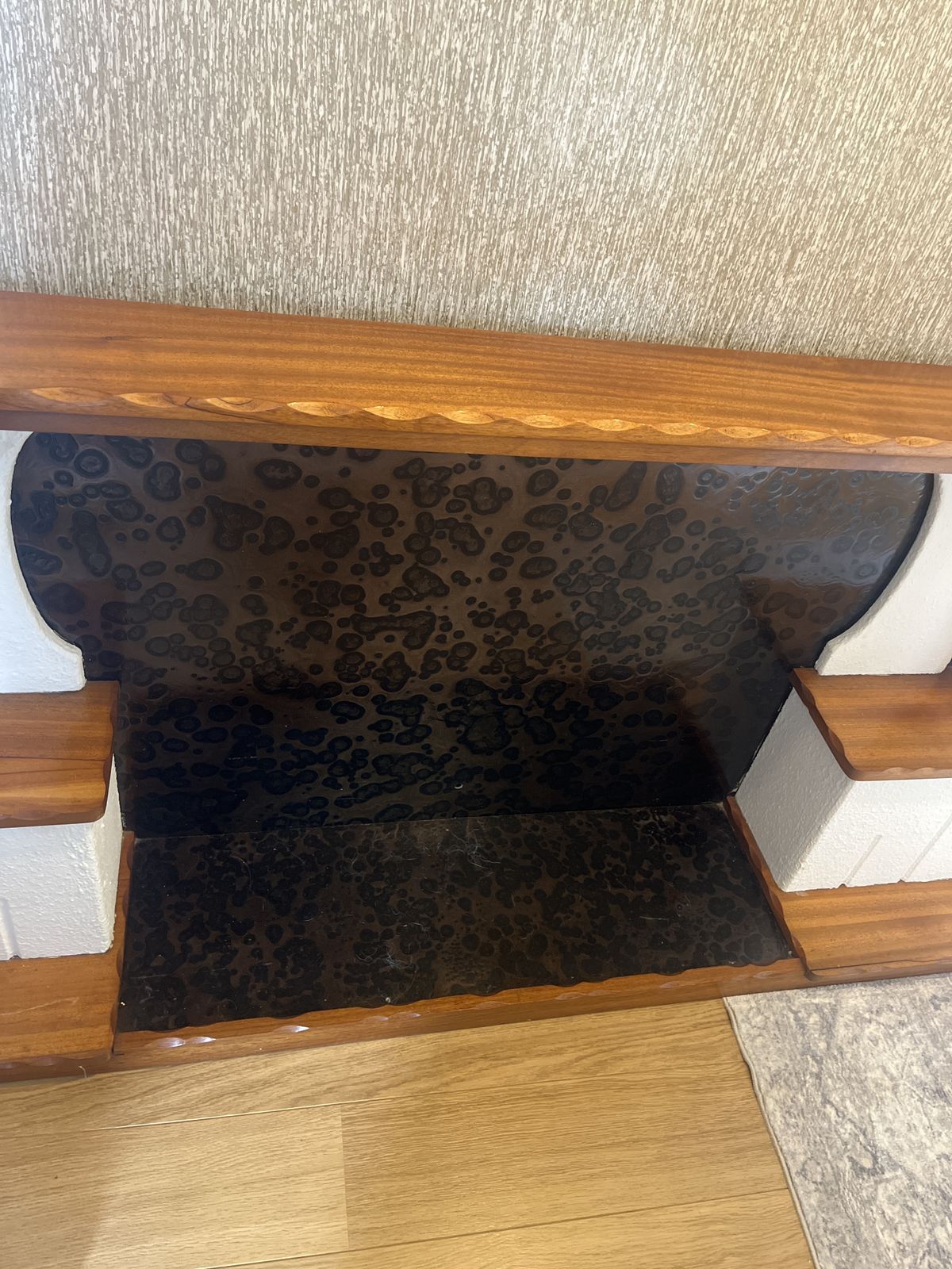Vintage 1970 Fire Surround / Mantlepiece photo 50.0
