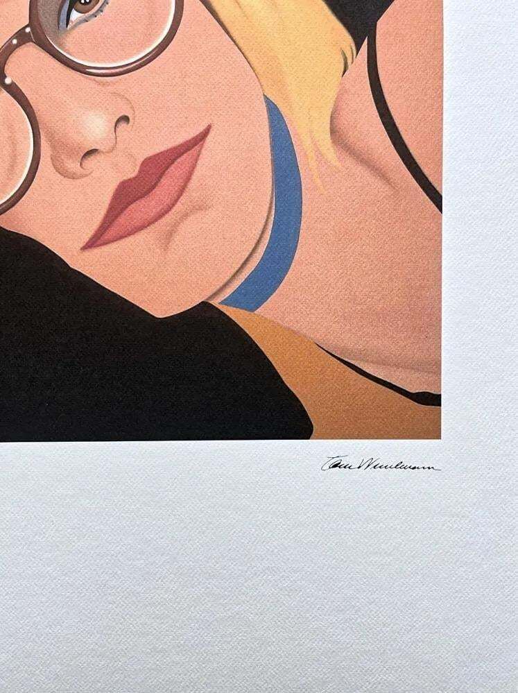 1990s After Tom Wesselmann "From Brown Eyes Under Glass " Pop Art Serigraph photo Art