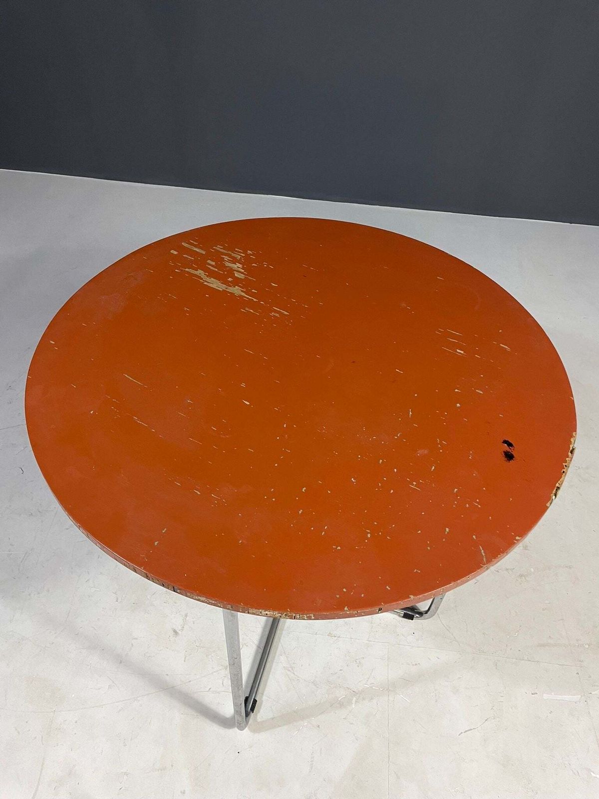 1921.0 Chrome Dining Set By Robert Slezák, 1930s, Original Condition With Patina photo