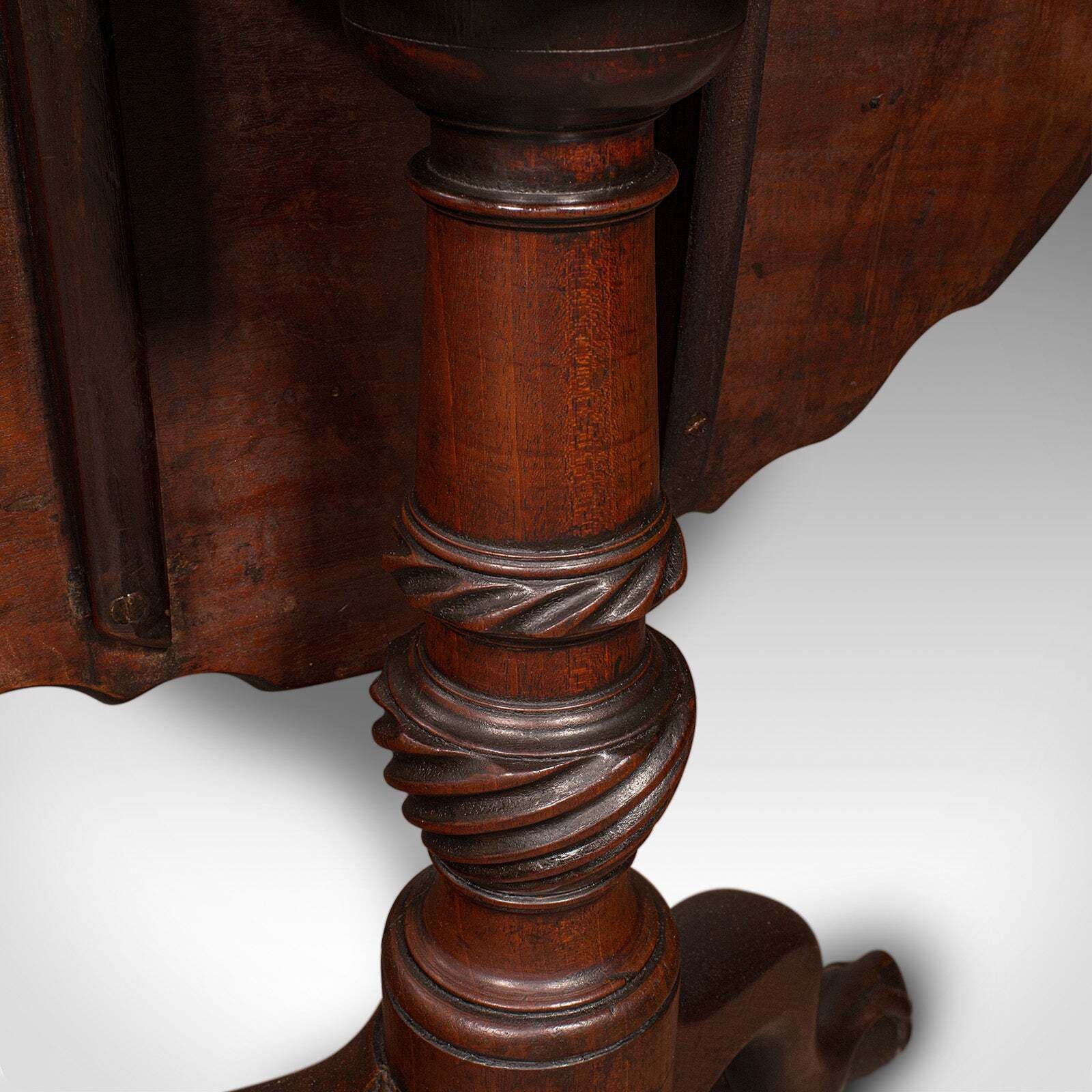 Furniture Antique Silver Display Table, English, Tilt Top, Occasional, Reception, Georgian photo