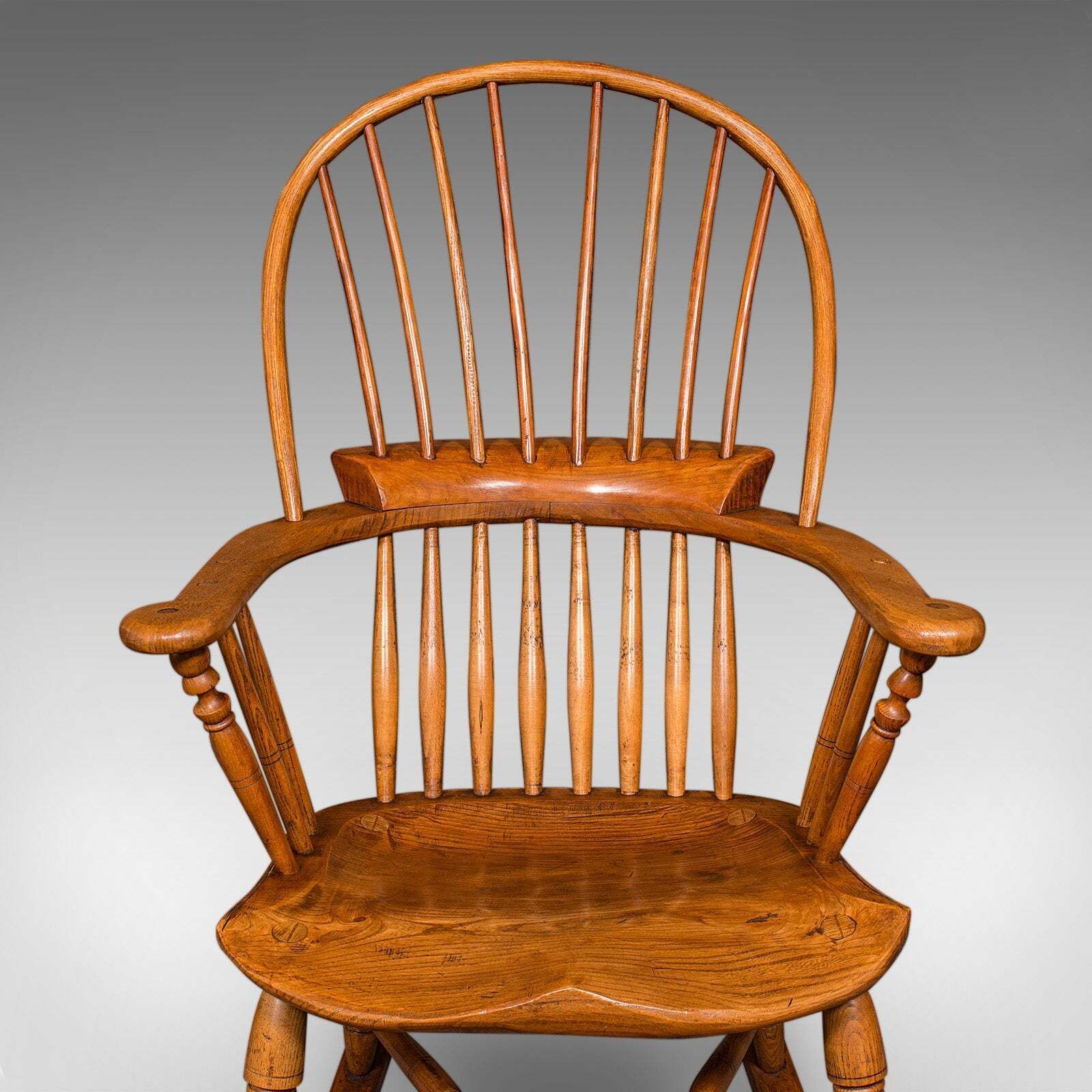 Antique Windsor Rocking Chair, English, Elm, Rocker, Fireside Seat, Victorian photo buy