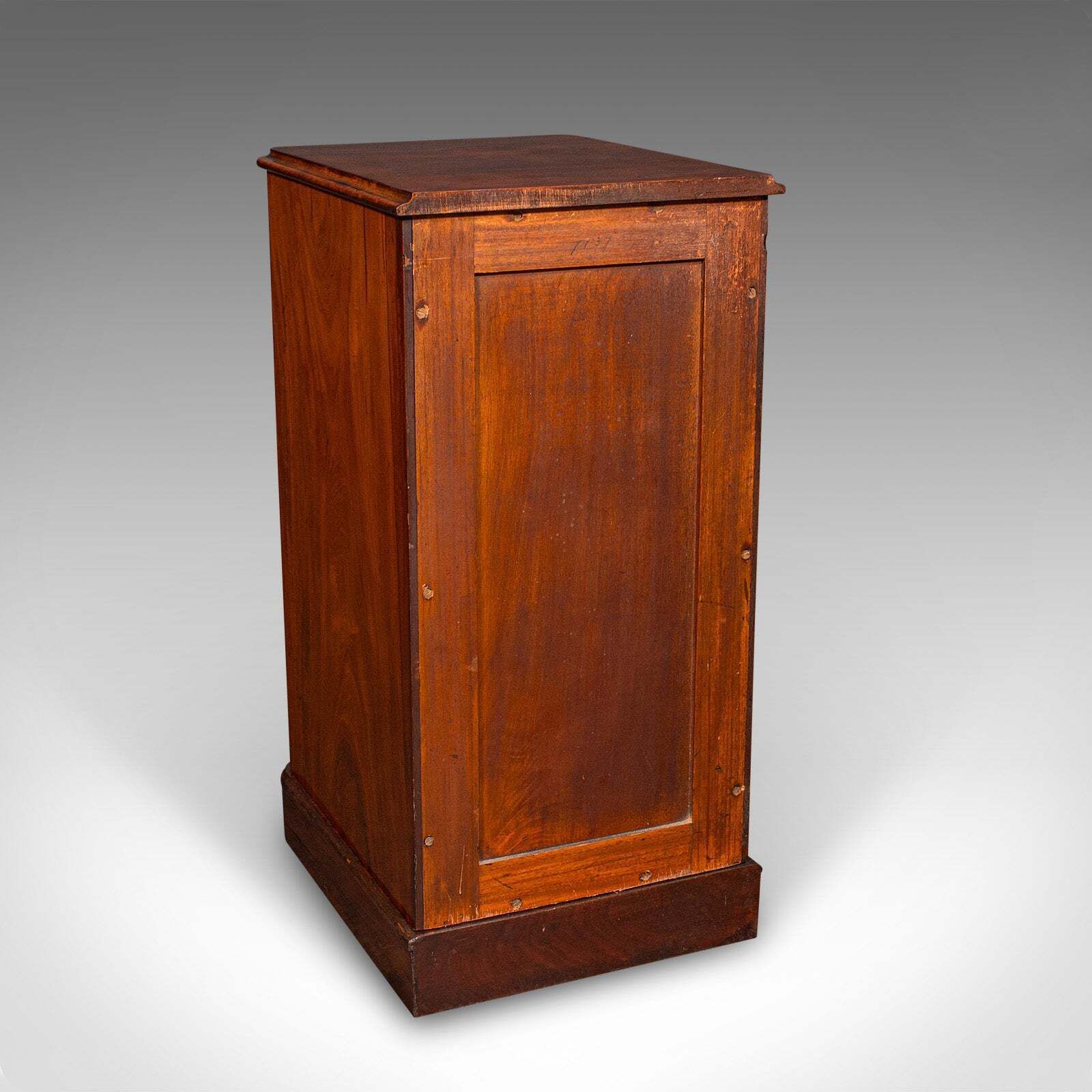 Tall Pair Of Antique Nightstands, English, Chest Of Drawers, Bedside, Victorian photo Furniture