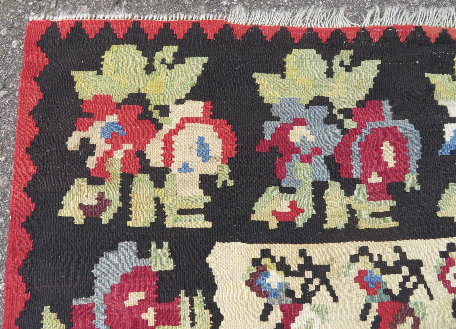 photo for sale Antique Bessarabian Kilim. 325cm X 226cm.