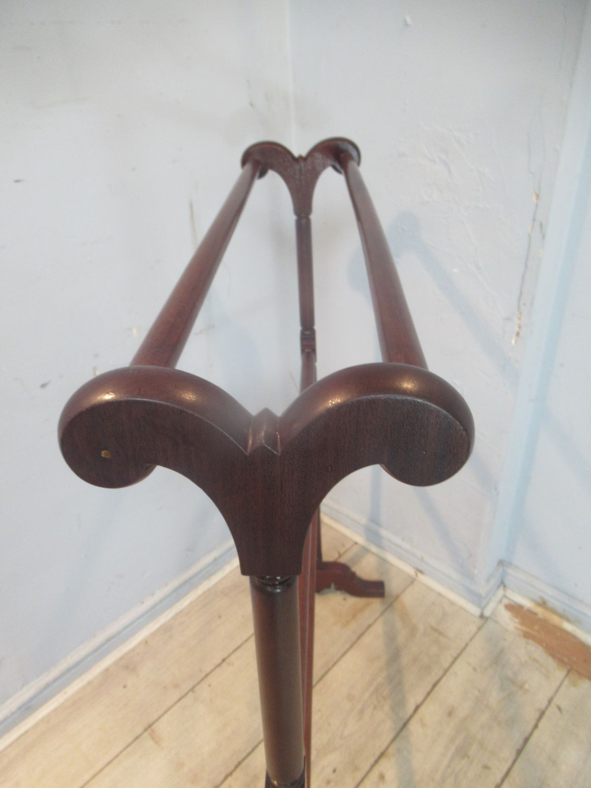 Large Victorian   1880s  Mahogany Towel Rail photo 295.0