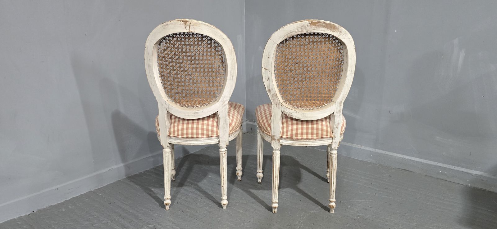 Pair French Bergere Side Chairs photo vinterior