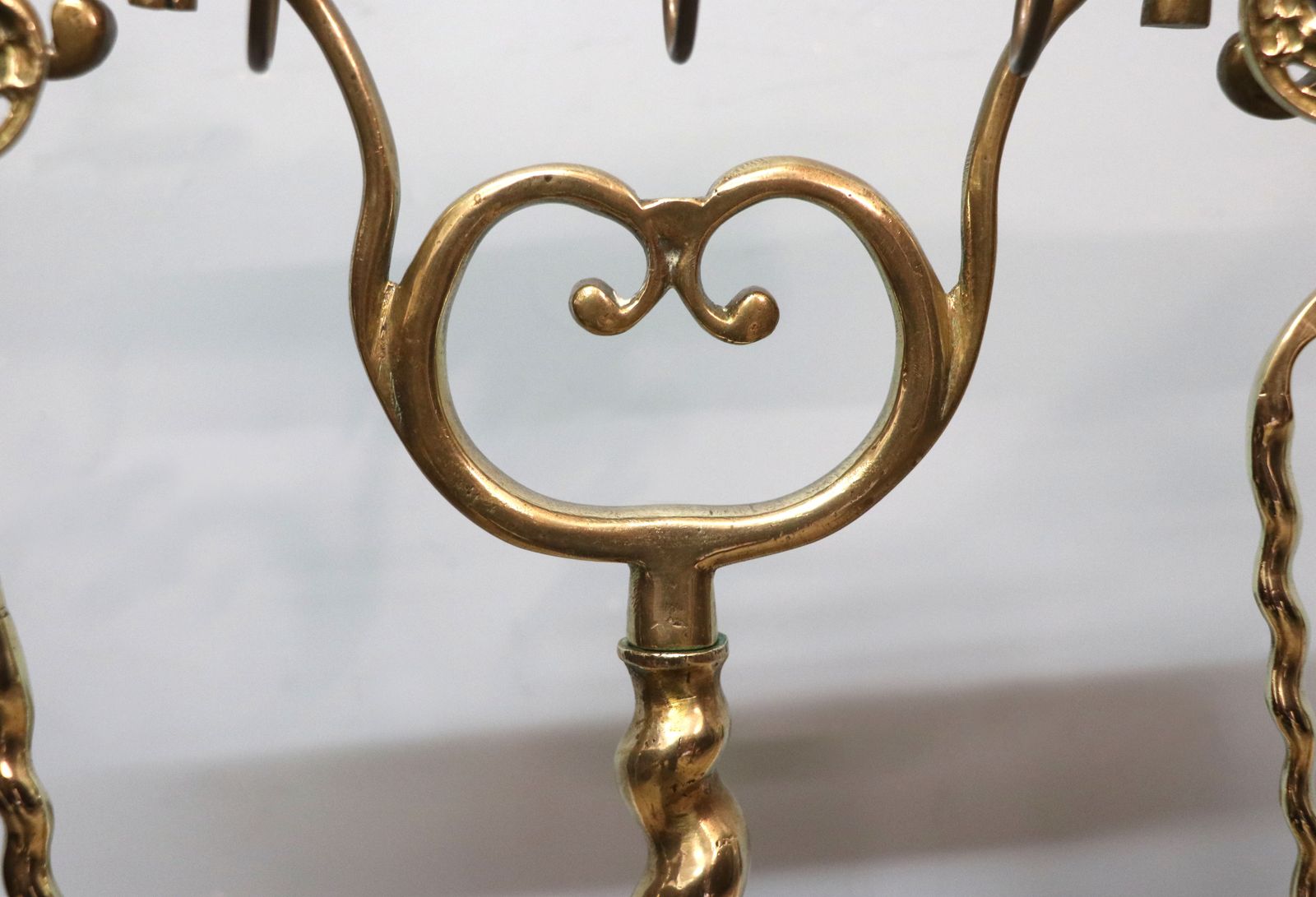Fireside Beauty! A Lovely Set Of Victorian Brass Fire Tools. photo 245.0