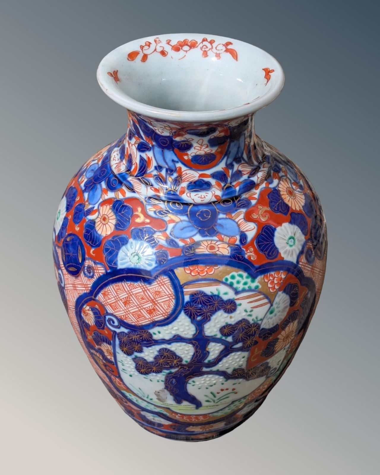 Antique Japanese Imari Vase photo Home Decor