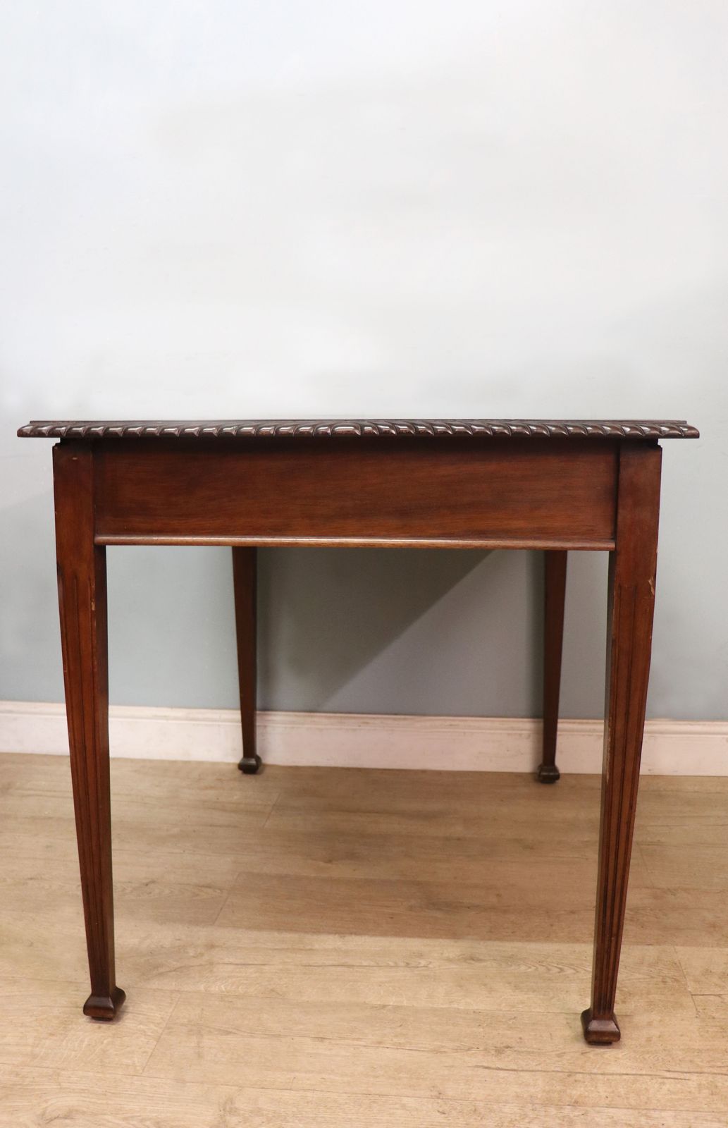 A Lovely Edwardian Mahogany Table Bearing A Label For Mckeon’s Of Liverpool. photo for sale
