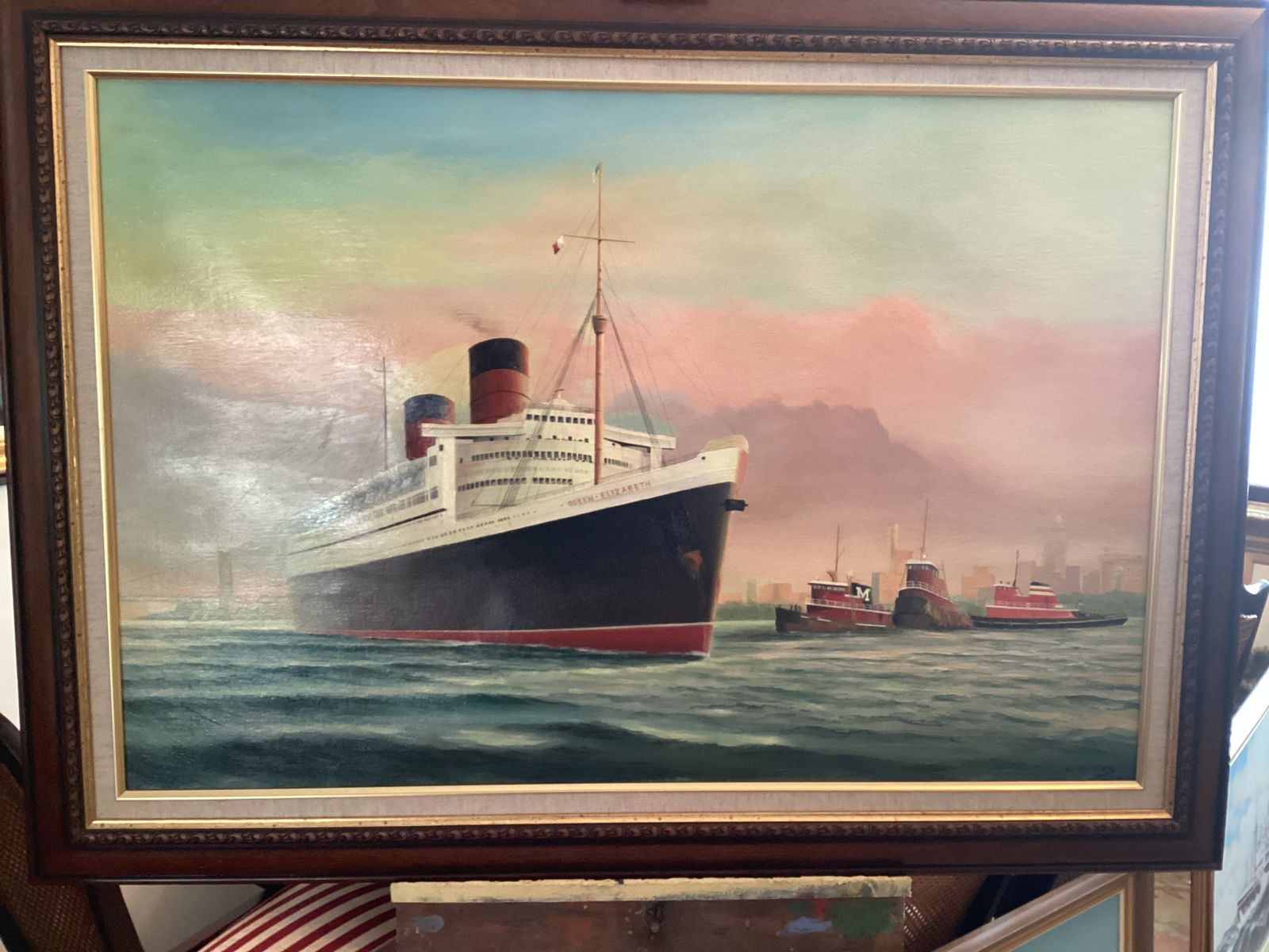 Queen Elizabeth Arriving New York With Gi’s And Brides photo 600.0