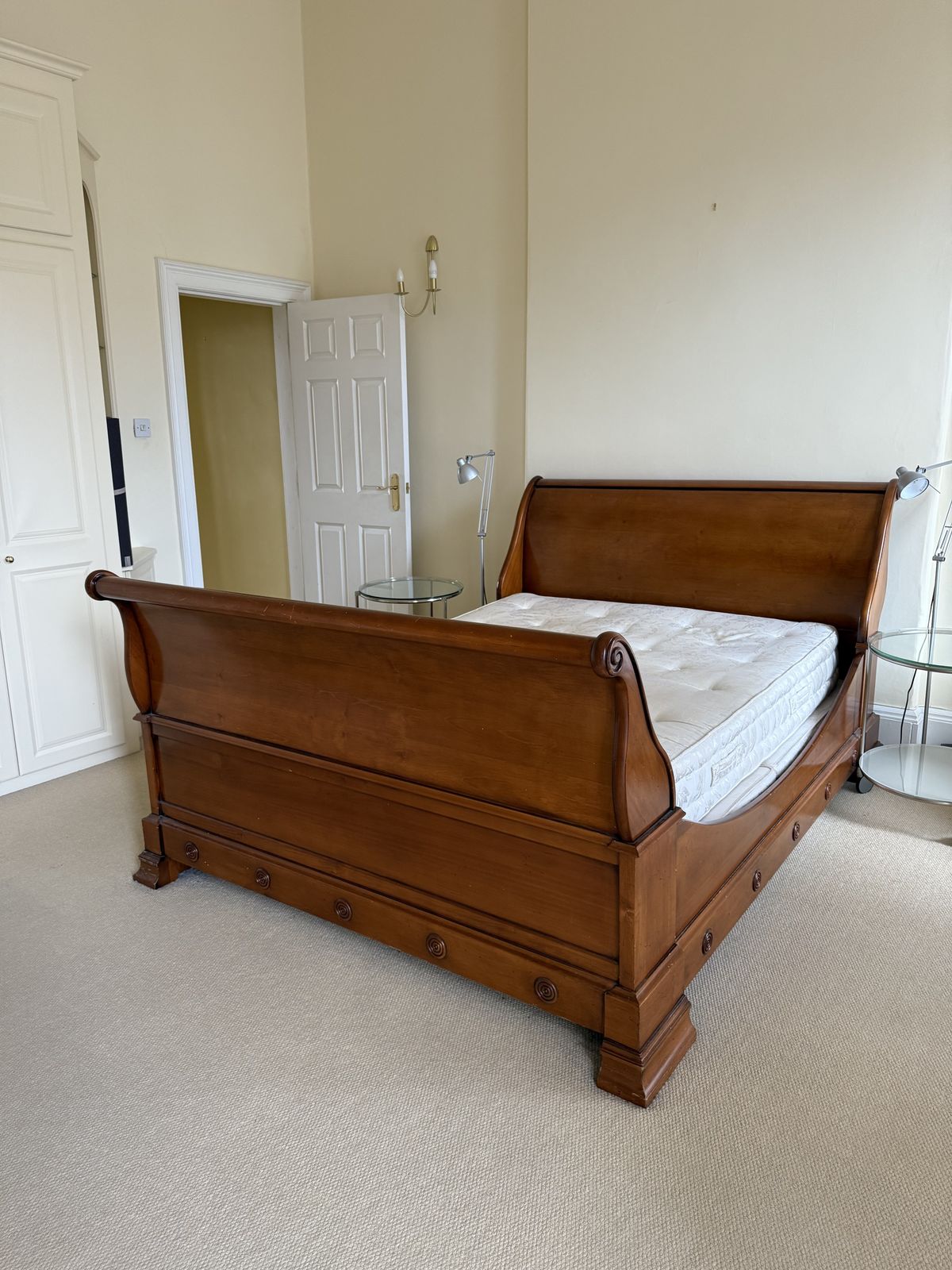 And So To Bed   King Size Wooden Sleigh   Rrp £4,500 photo furniture