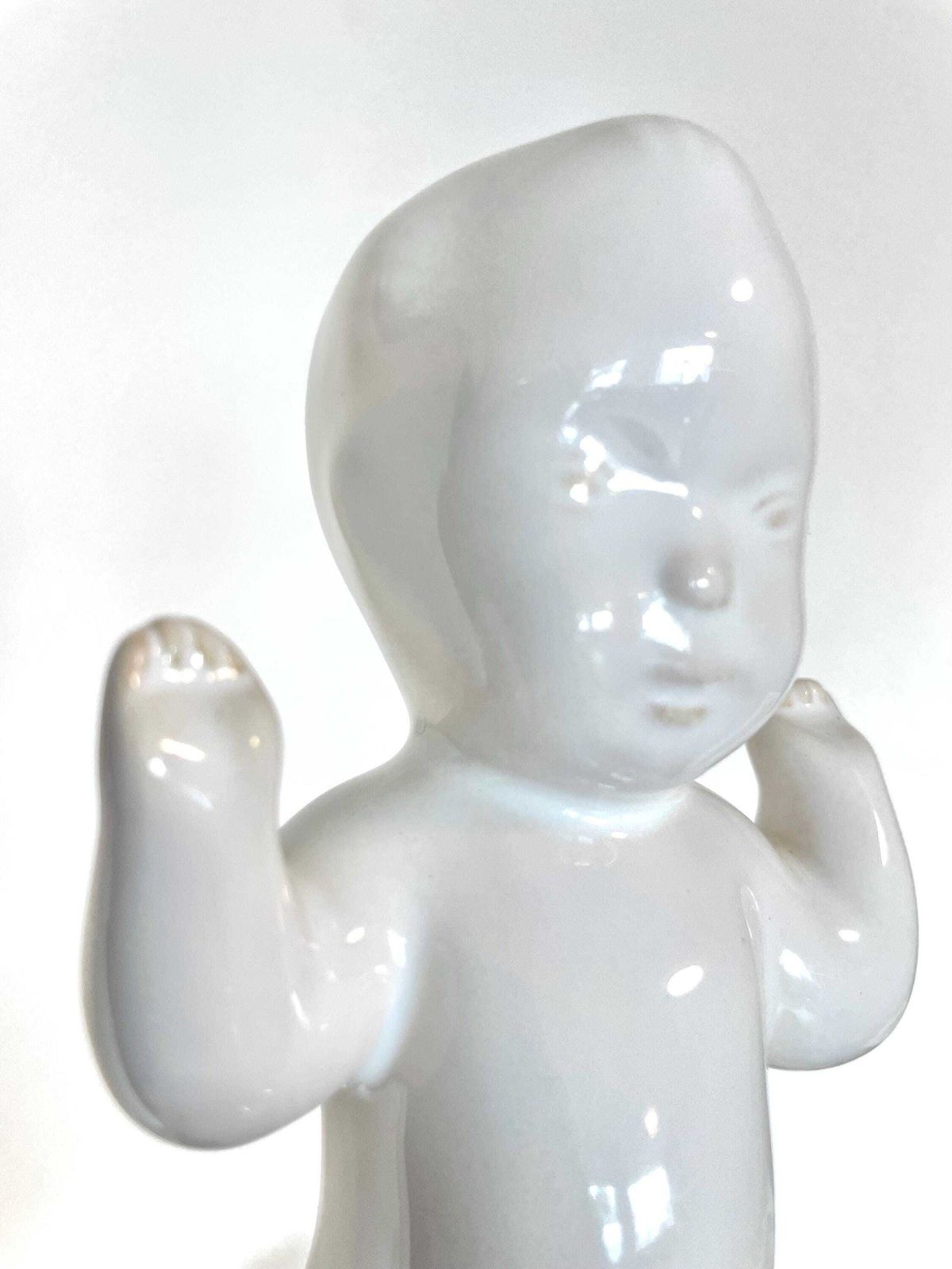 Søholm Vintage Original Danish Late 20th Century Design Ceramic Sculptures Of Three Children   Angry, Embarrassed And Happy photo for sale