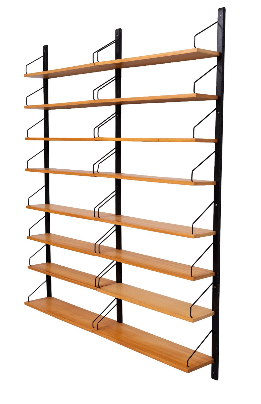 Poul Cadovius Royal System Beech Wood Bookcase 1960s photo furniture