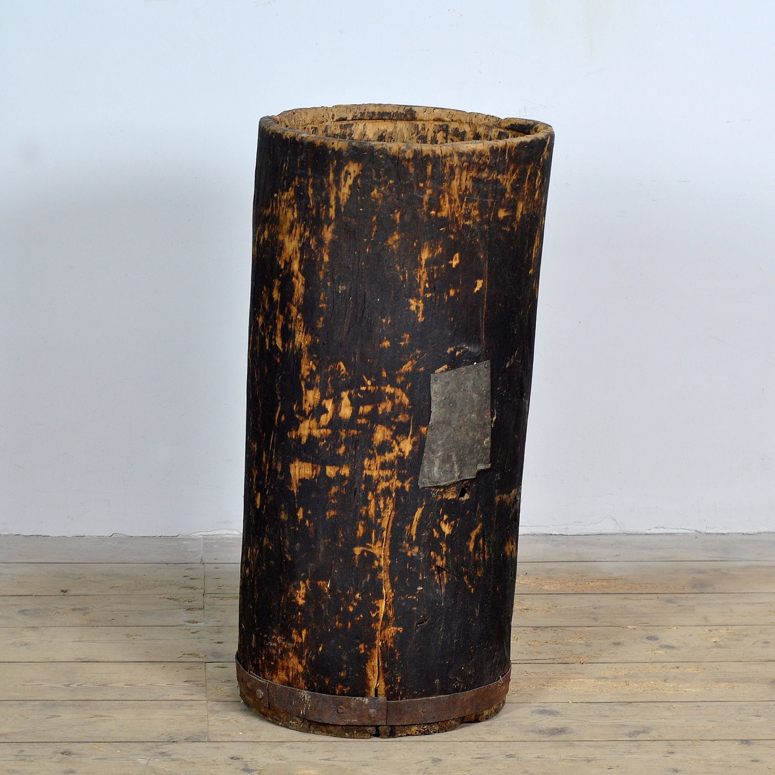 Primitive Storage Barrel/Planter, Circa 1900 photo furniture