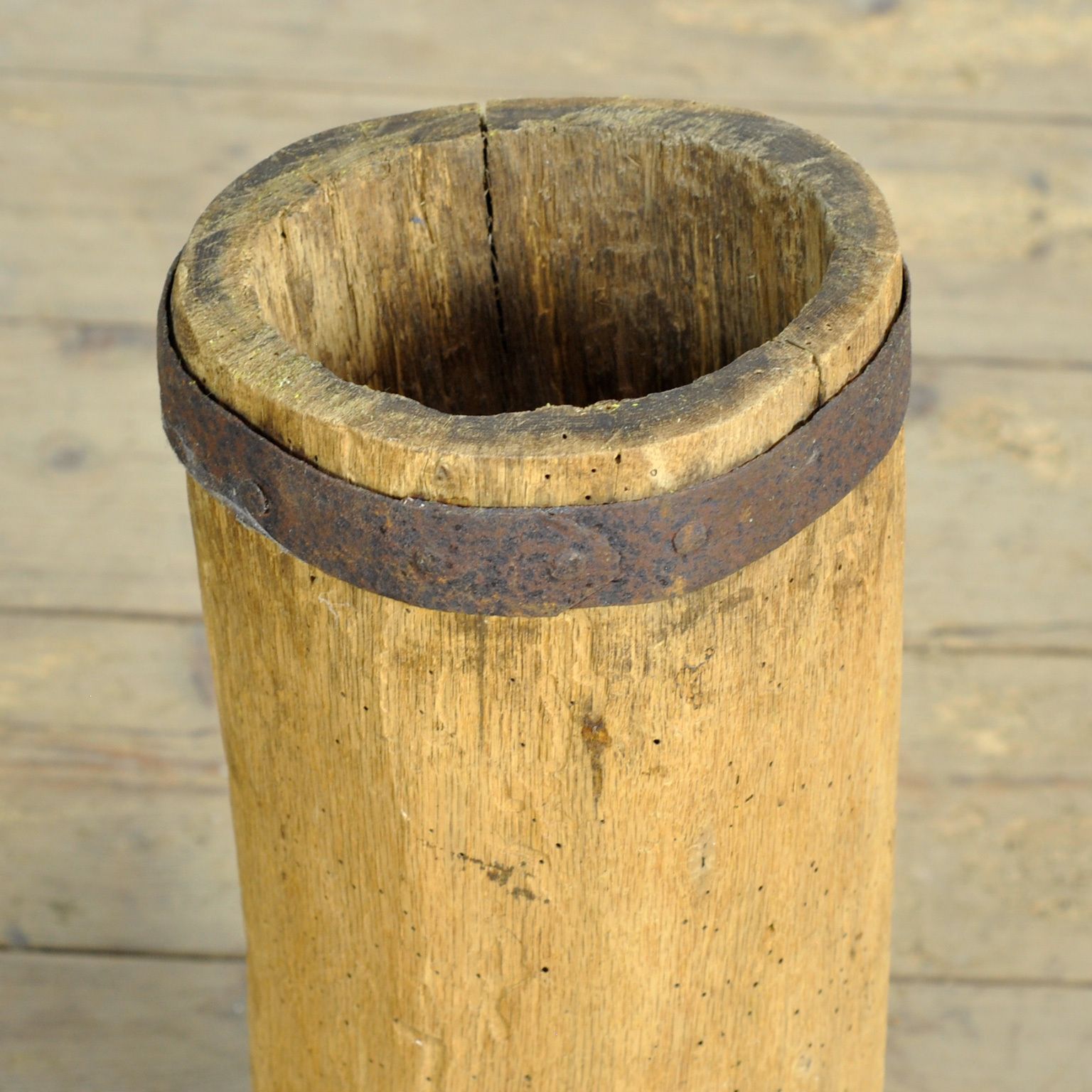 Primitive Storage Barrel, Circa 1900 photo for sale