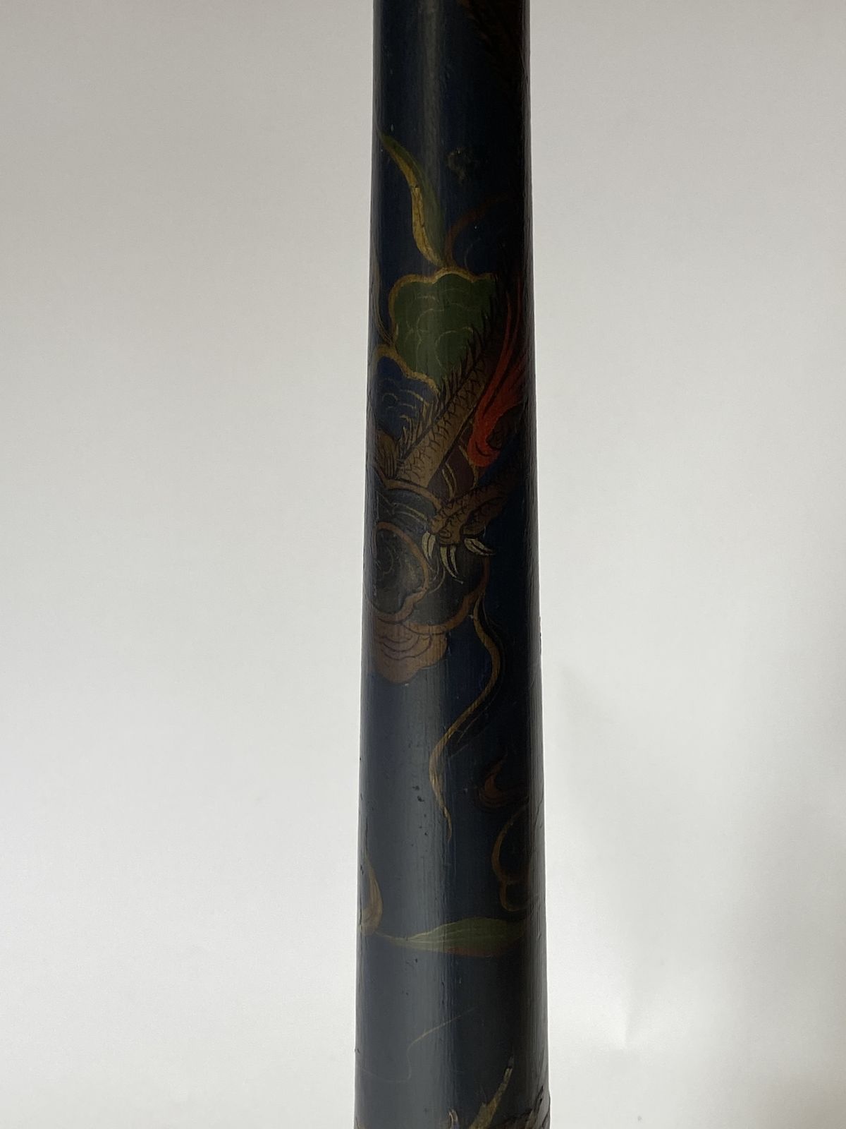 Chinoiserie Decorated Standard Lamp Circa 1930s photo Lighting