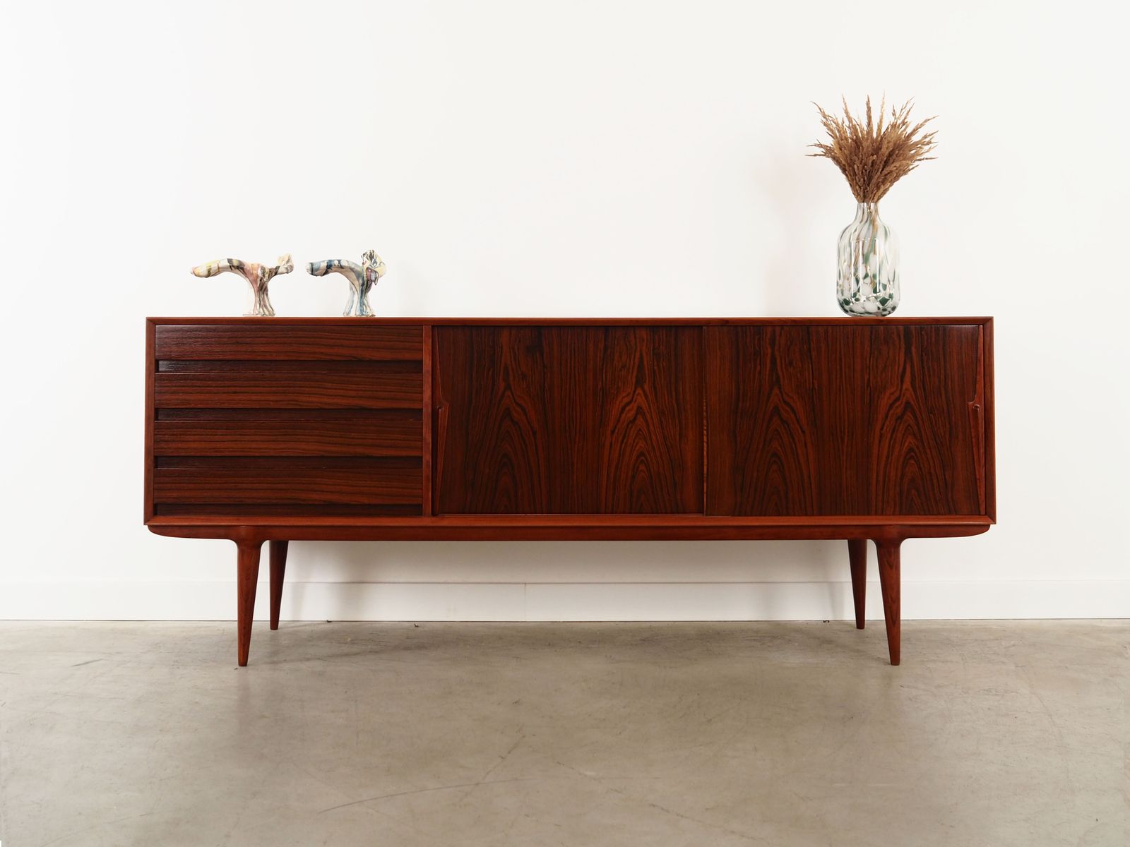 Vintage Sideboard, Danish Design, 1970s, Manufactured By Omann Jun photo for sale
