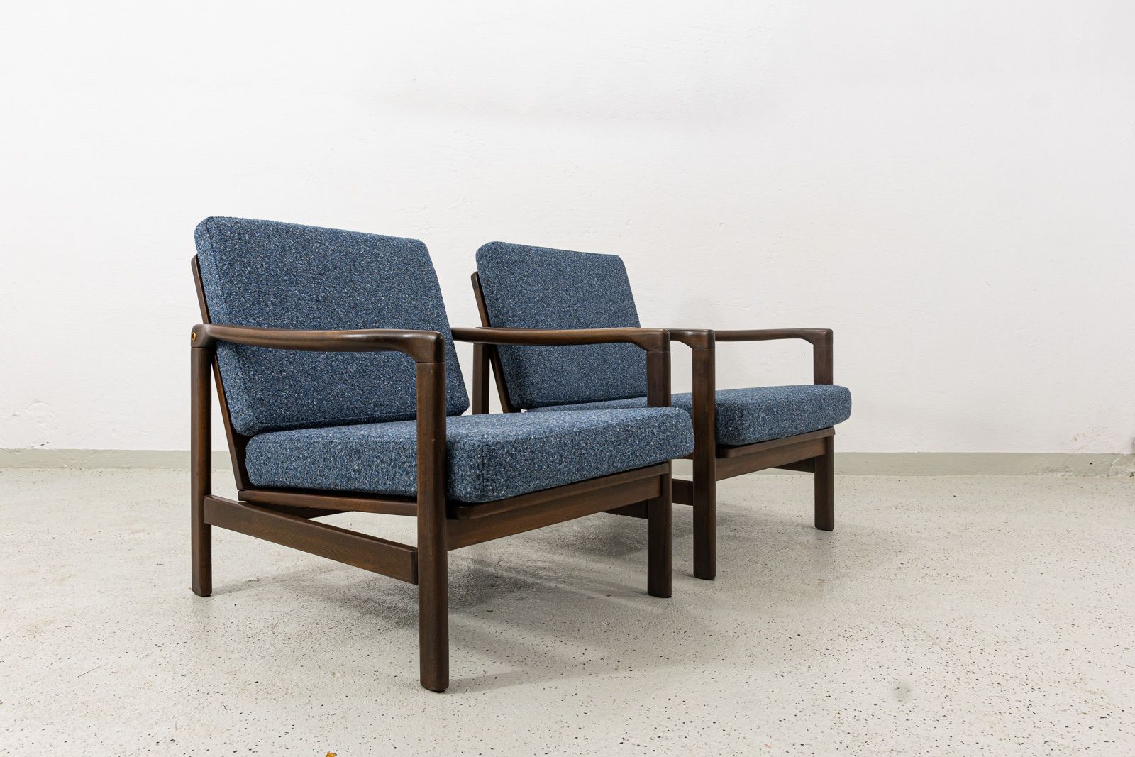 Mid Century Armchairs By Zenon Bączyk, 1960's, Set Of 2 photo for sale