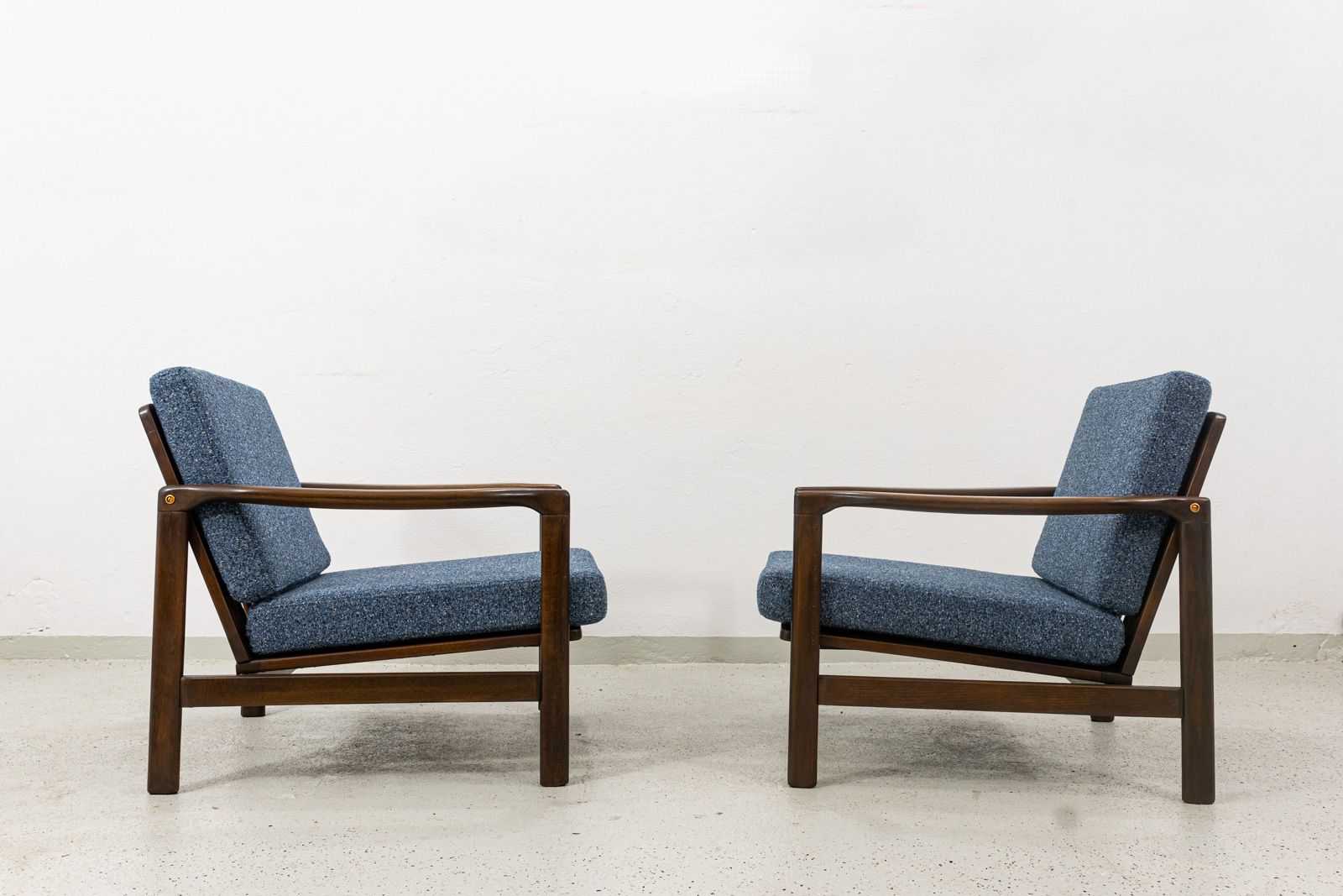 Mid Century Armchairs By Zenon Bączyk, 1960's, Set Of 2 photo vintage