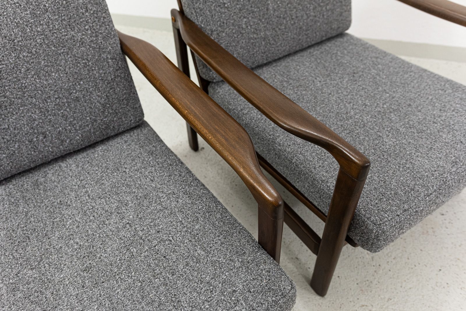 Mid Century Modern Armchairs By Zenon Bączyk, 1960's, Set Of 2 photo 1300.0