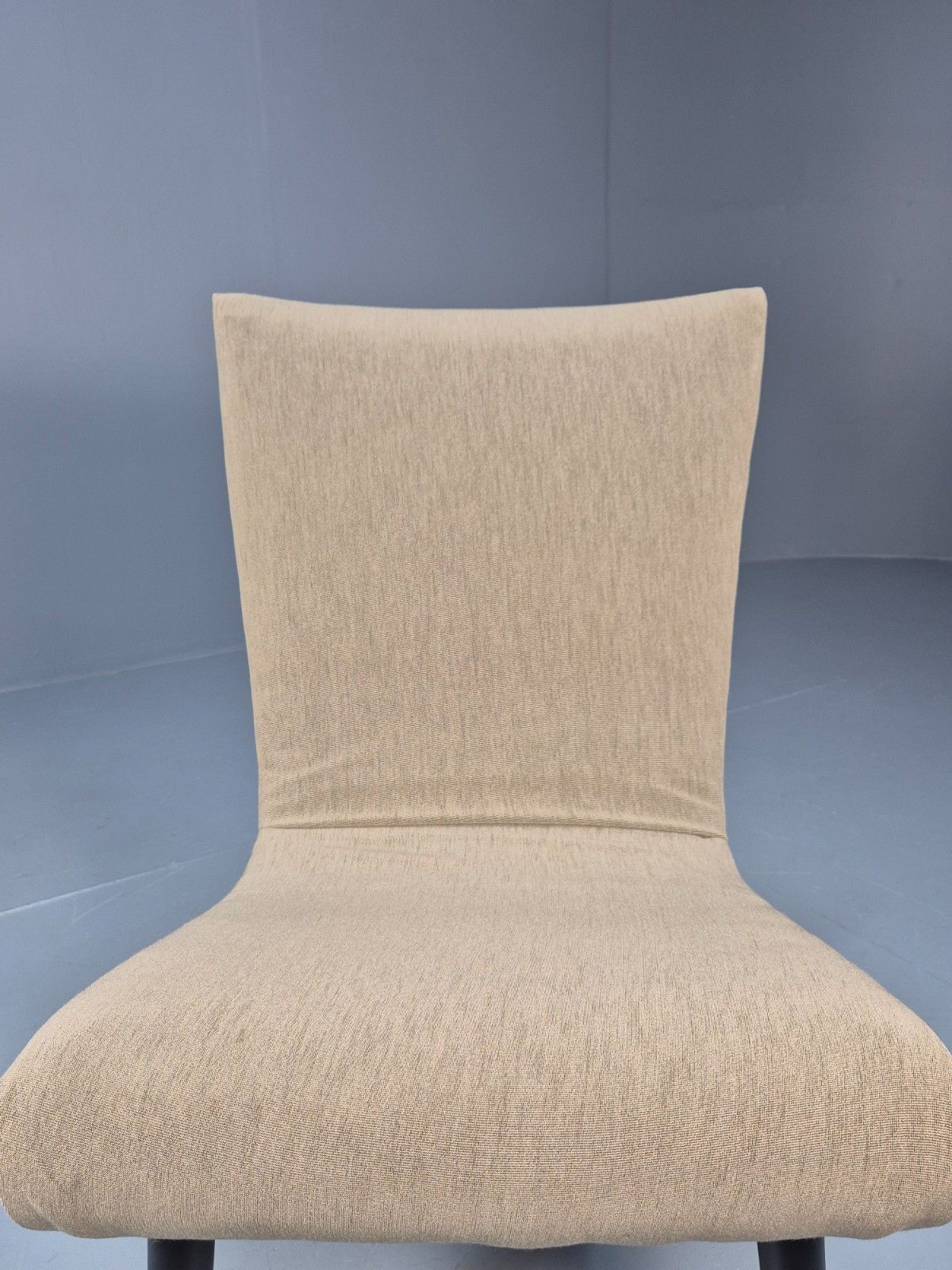 photo vintage Vintage Scoop Chair Jens Risom Style Khaki Green Fabric Danish Eb9533 Mnor