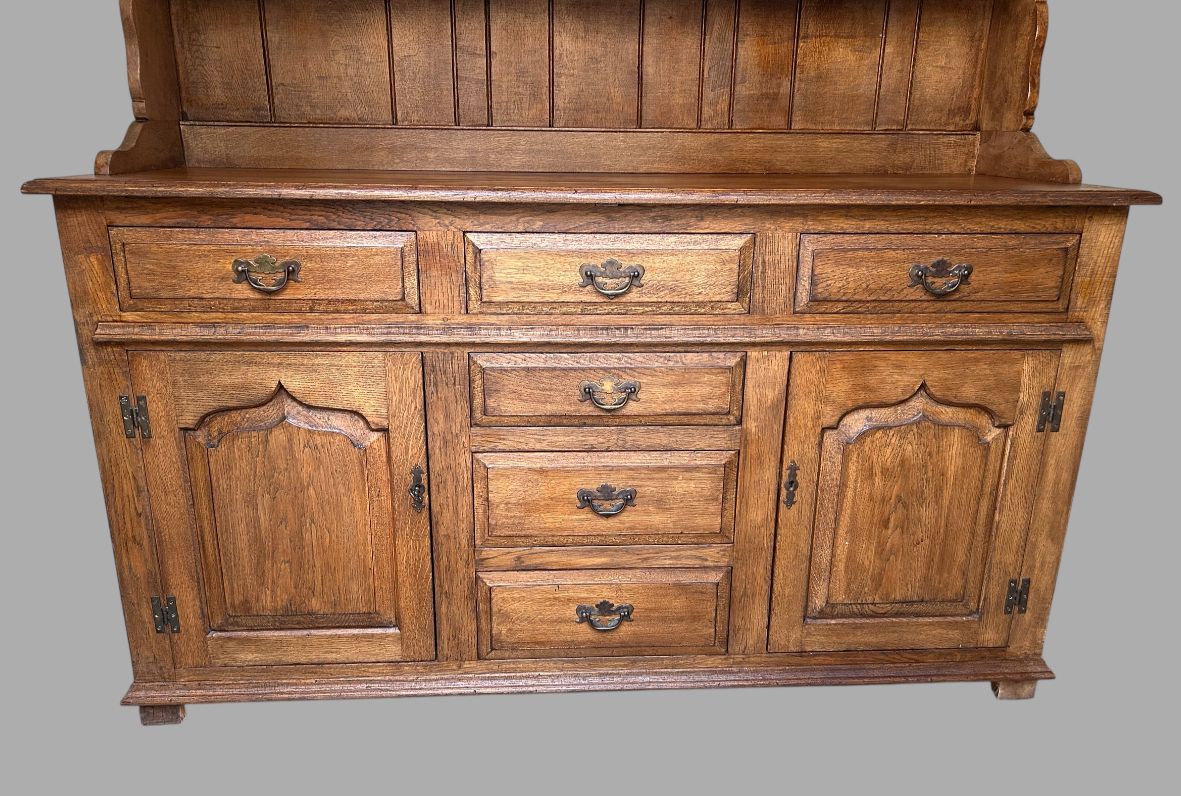 C20th Oak Welsh Dresser photo vinterior