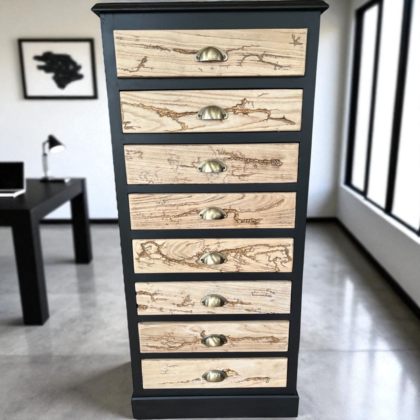 Bespoke Vintage Tall Pine Litchtenburg Design Fronts