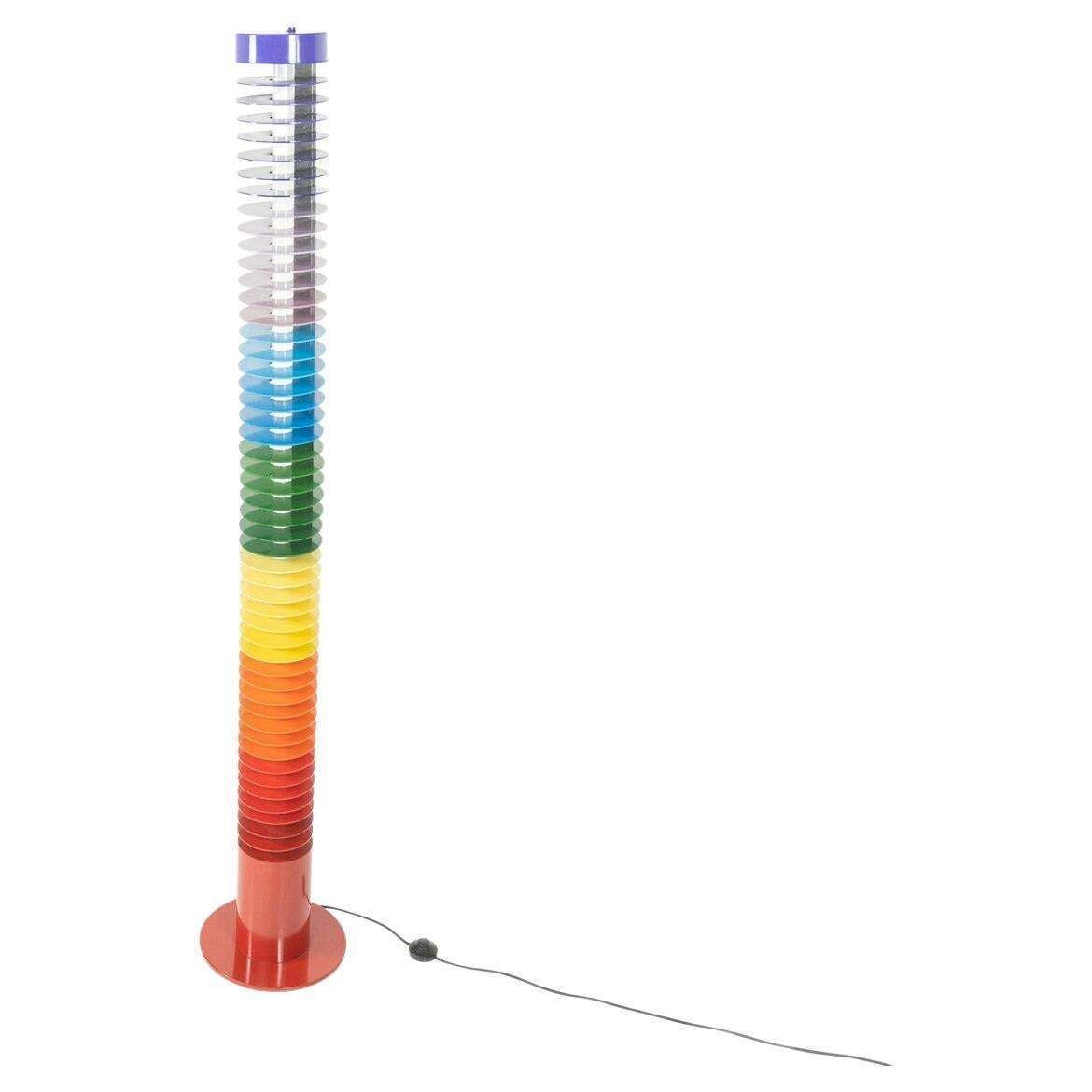 Floor Lamp Model "Iride" By Ico Parisi, Manufactured By Lamperti, Italy