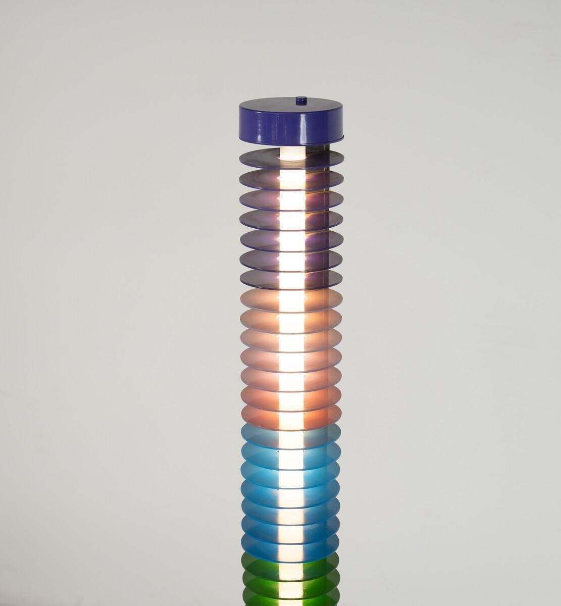 18266.0 Floor Lamp Model "Iride" By Ico Parisi, Manufactured By Lamperti, Italy photo